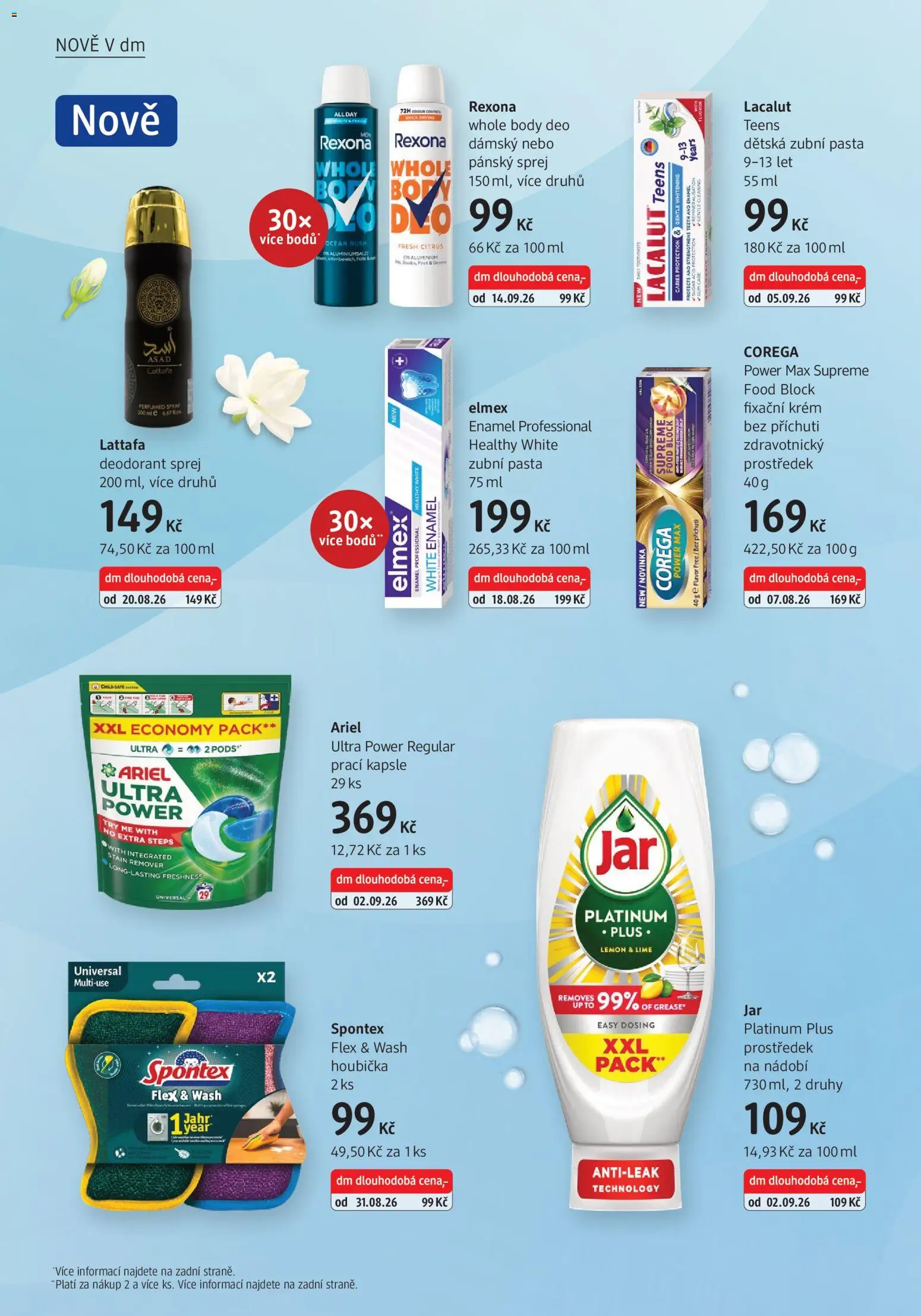 dm drogerie leták od 03.09.2026 | Strana: 10 | Produkty: Sprchový gel, Deodorant, Pěna