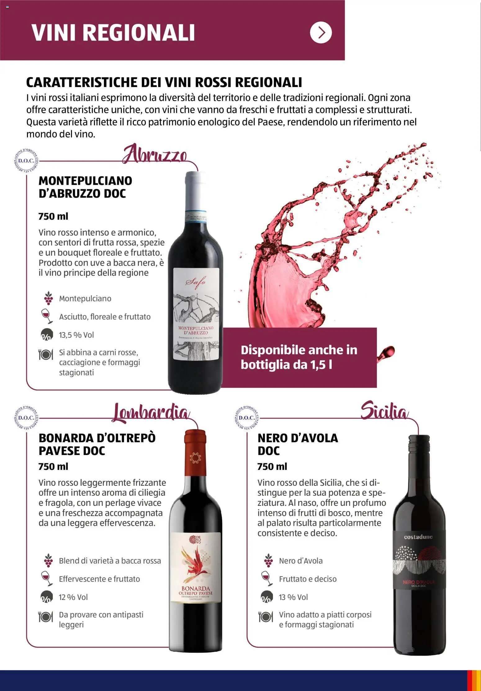 Volantino Aldi del 12/01/2026 | Pagina: 26 | Prodotti: Spezie, Vino, Vino rosso, Profumo