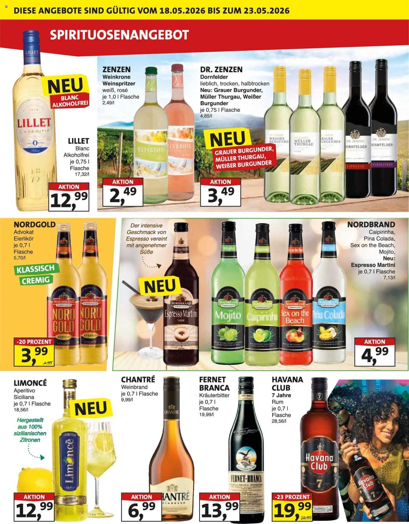 Lösch Depot Prospekt 	 – gültig ab 18.05.2026 | Seite: 4 | Produkte: Martini, Havana club, Lillet, Chantré