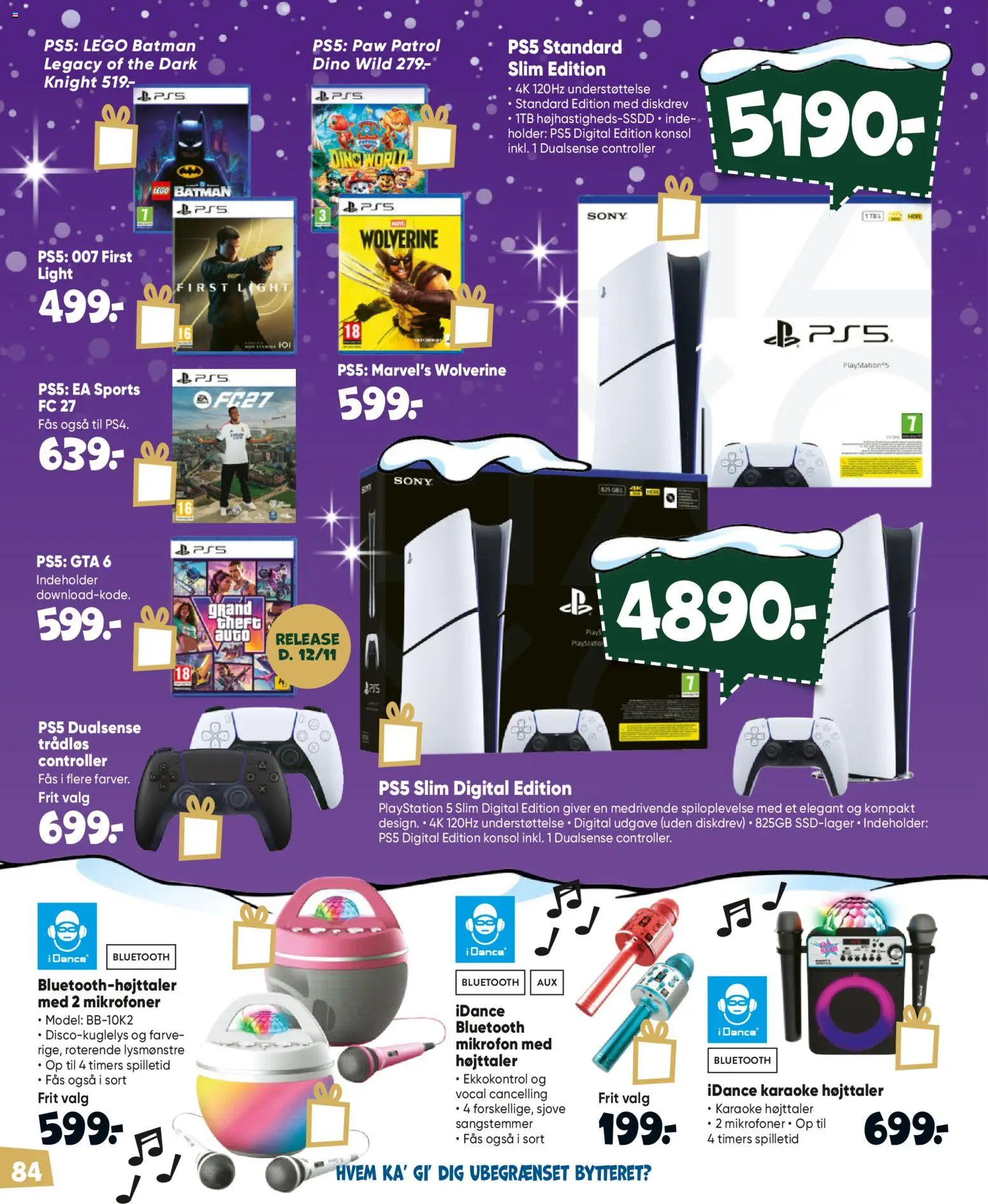 Bilka tilbudsavis – gyldig fra 09/10/2026 | Side: 84 | Produkter: Playstation, Mikrofon, Højttaler