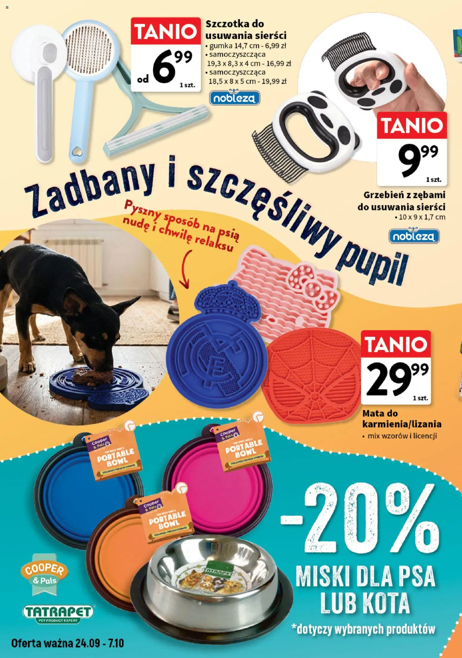 Intermarche gazetka - Wszystko czego chcę dla pupila od 24.09.2026 | Strona: 6 | Produkty: Szczotka, Grzebień