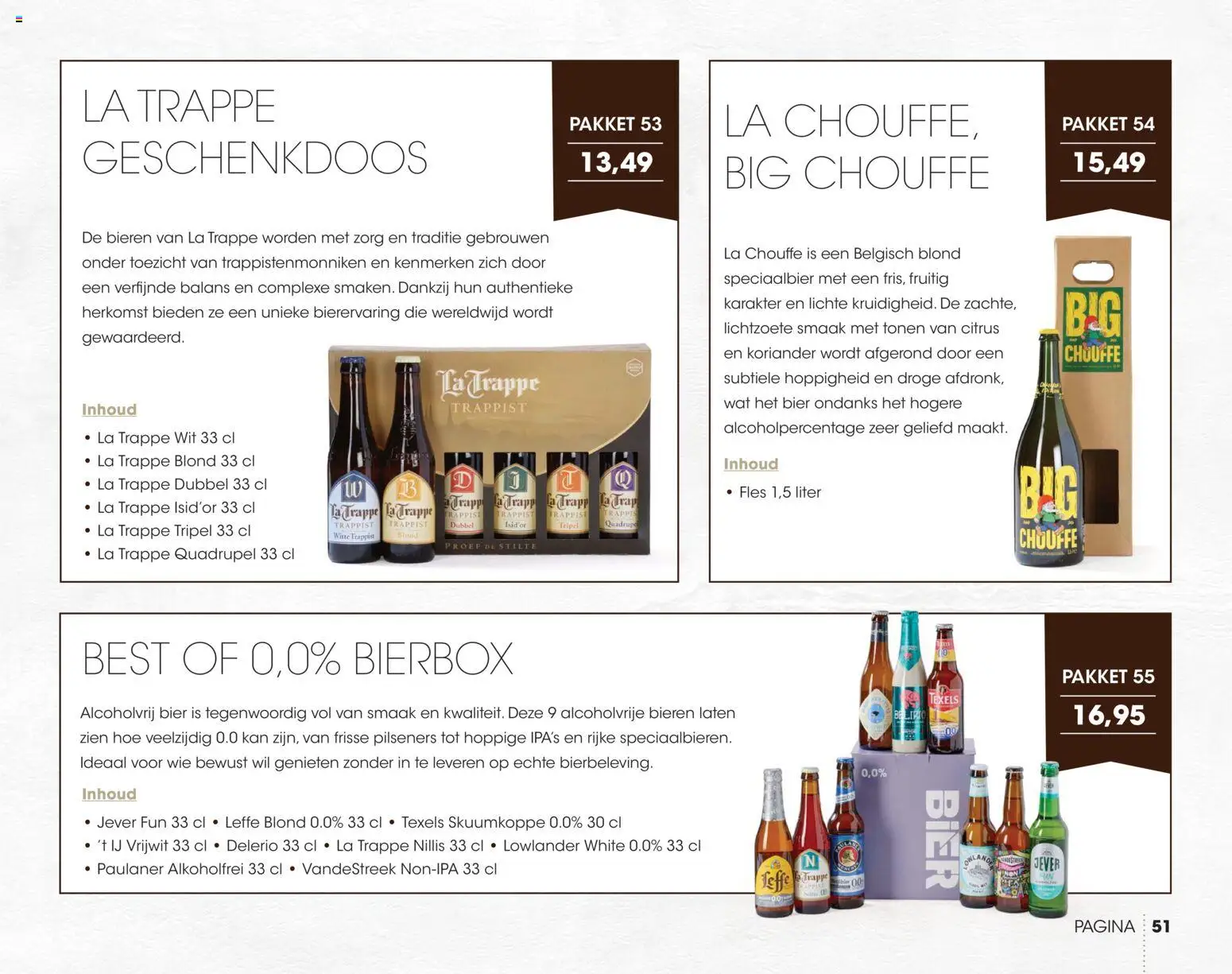{H1} | Pagina: 51 | Producten: Kan, Fles, La, Alcoholvrij bier