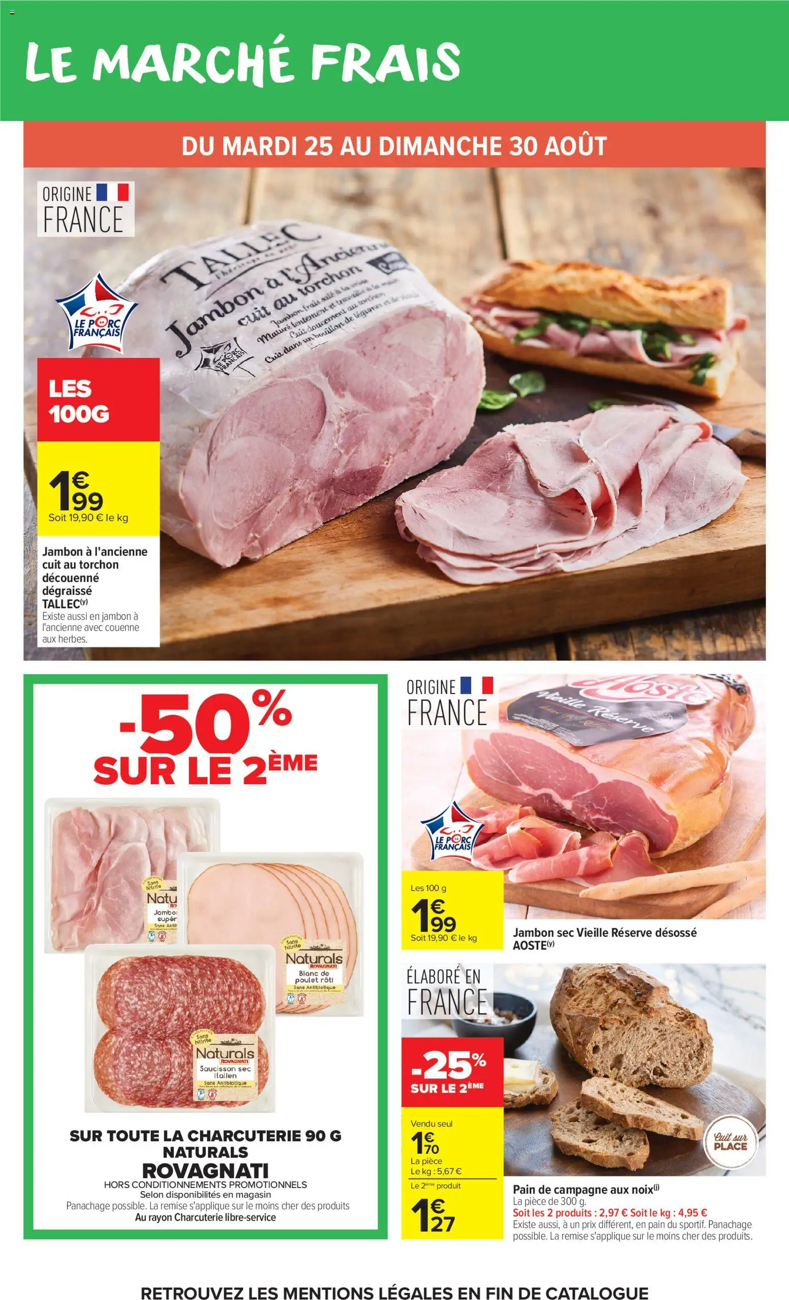 {H1} | Page: 18 | Produits: Charcuterie, Torchon, Poulet, Bouillon