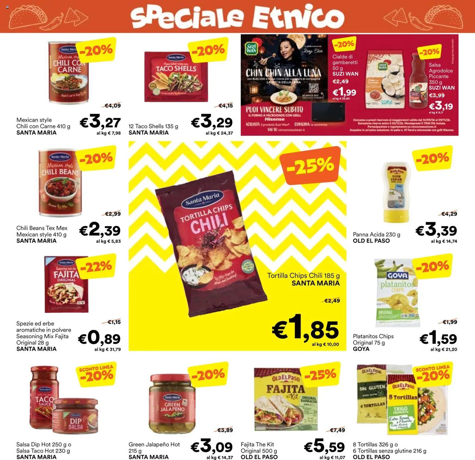 Volantino Unes del 23/09/2026 | Pagina: 7 | Prodotti: Microonde, Erbe, Panna acida, Cialde