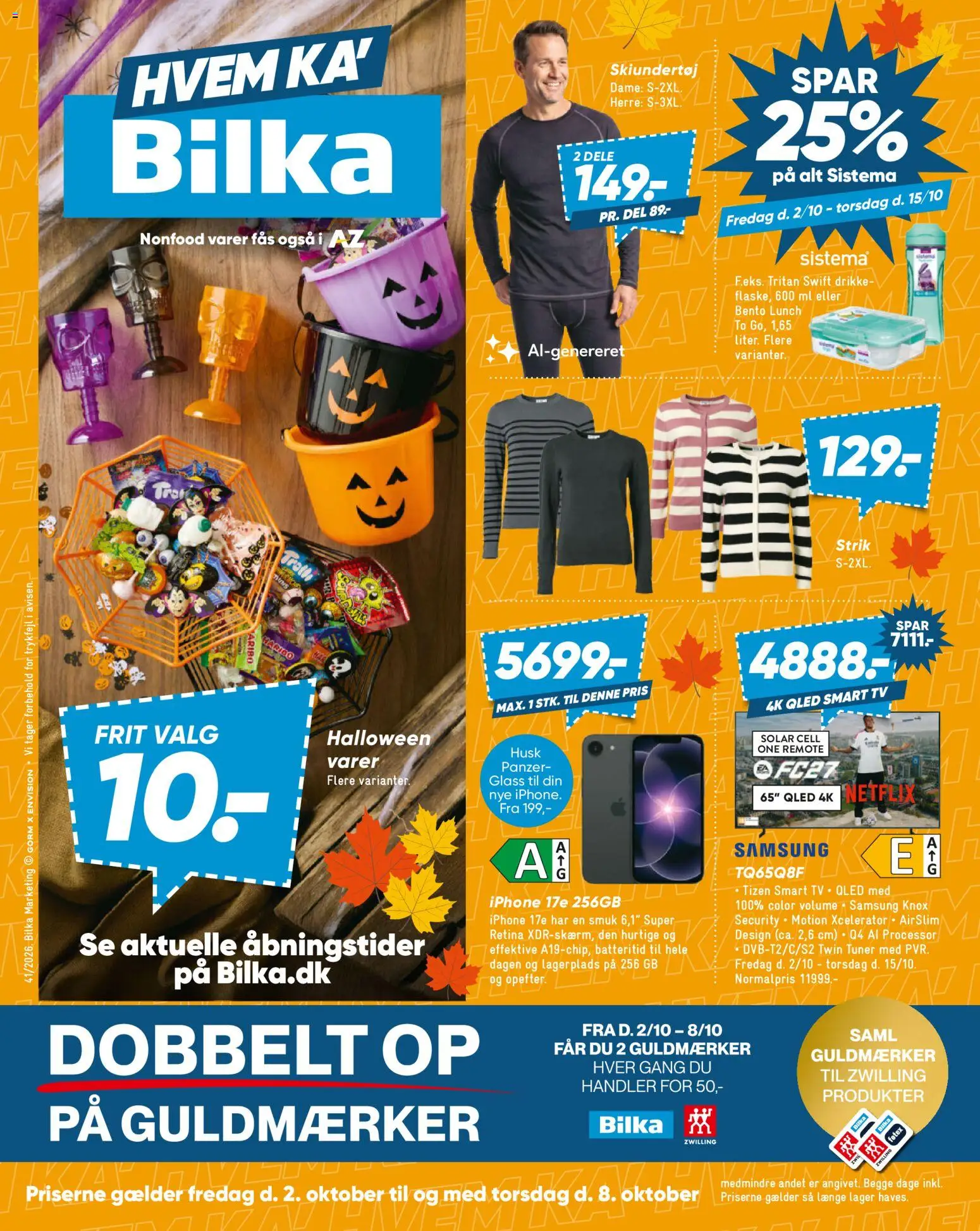 Bilka tilbudsavis – gyldig fra 02/10/2026 | Side: 1 | Produkter: Processor, Smart TV, TV