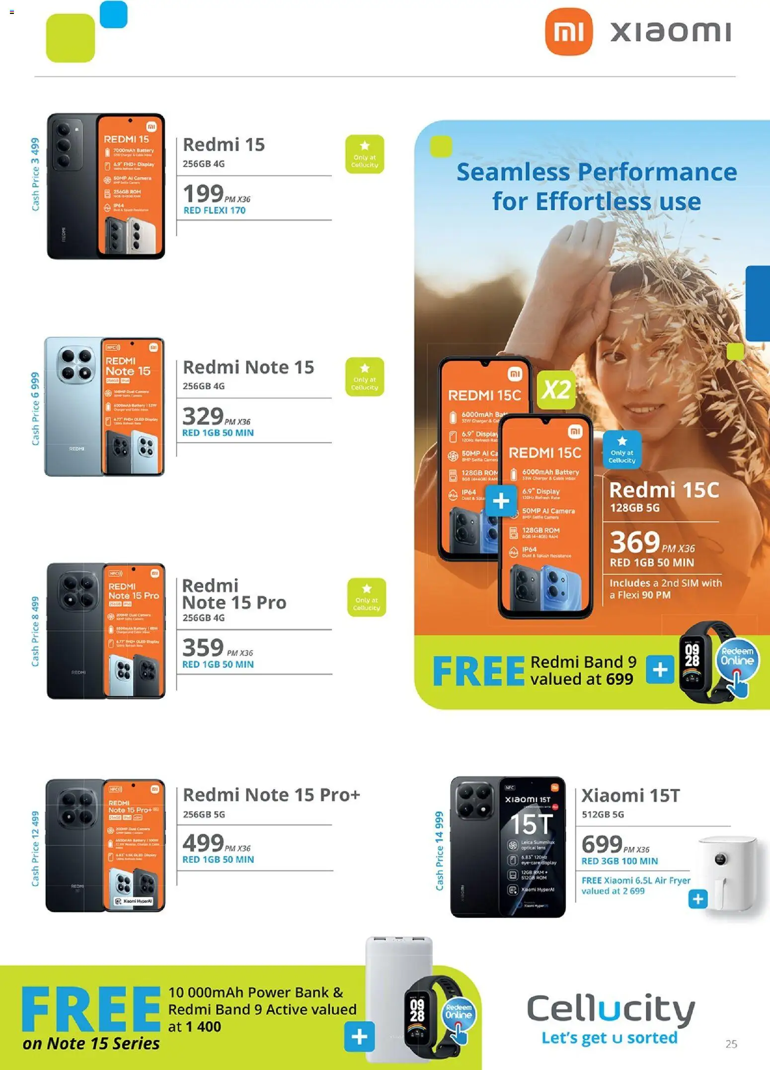 New Cellucity catalogue – valid from 02.04.2026 | Page: 25 | Products: Sim, Cable, Fryer, Charger