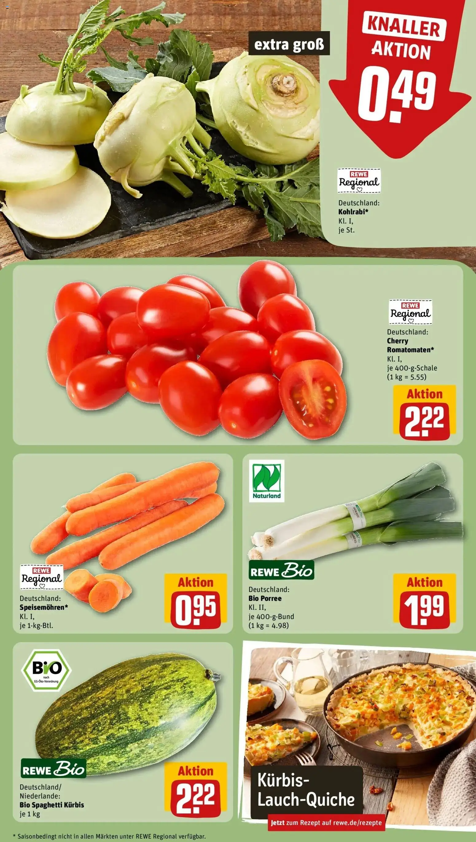 REWE Prospekt ab 14.09.2026 zum Blättern » Angebote | Seite: 5 | Produkte: Spaghetti, Kürbis