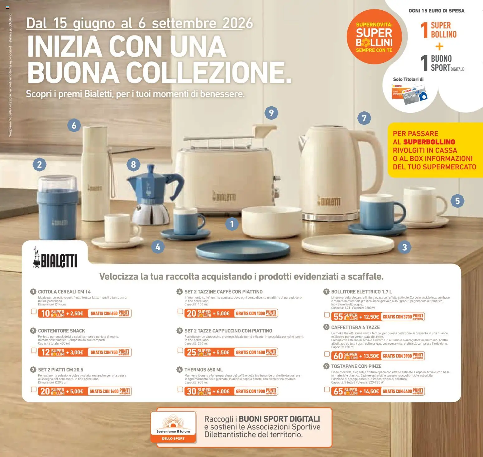 Volantino Conad del 12/08/2026 | Pagina: 29 | Prodotti: Caffè, Cereali, Frutta, Pinze