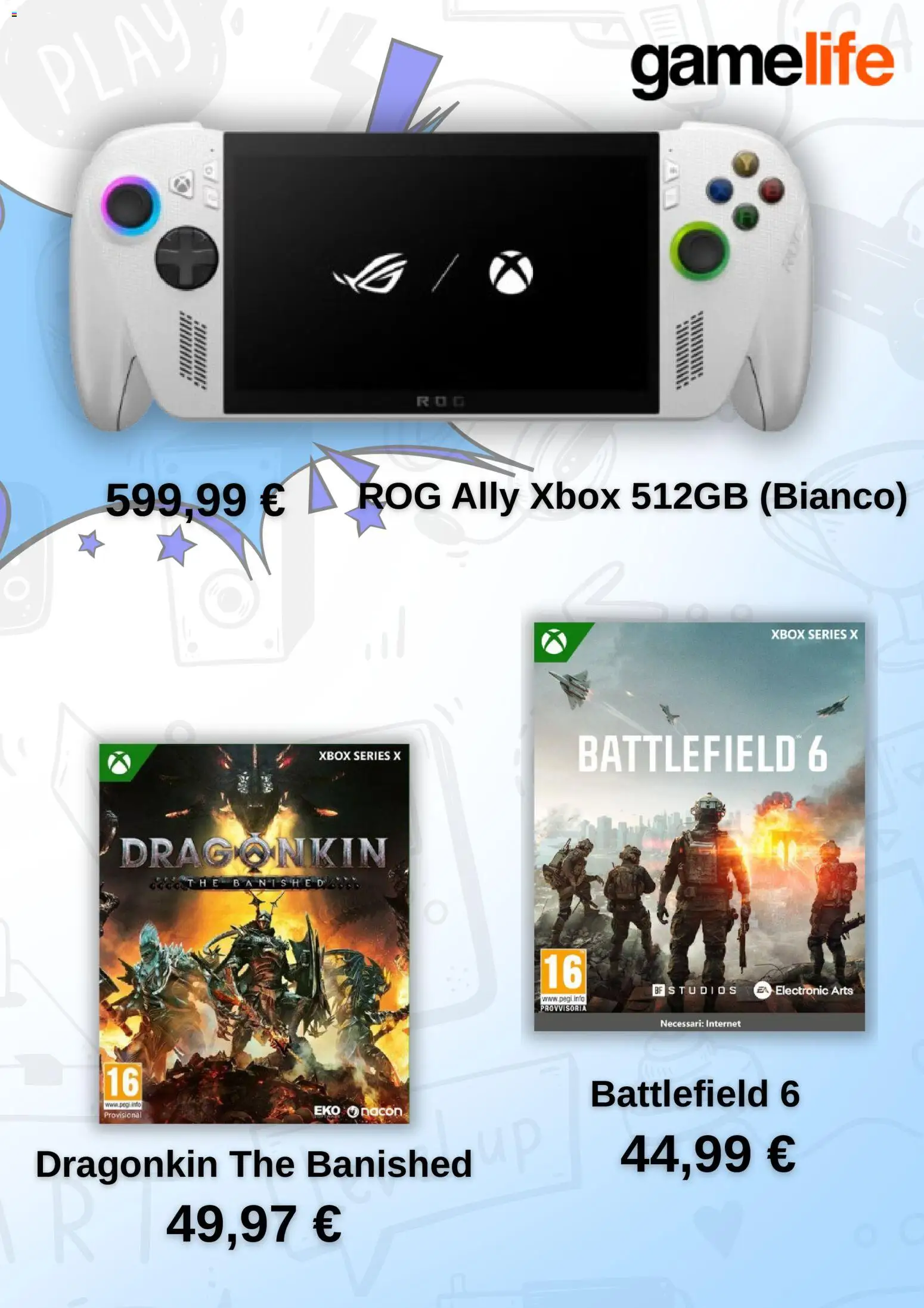 Volantino Gamelife del 19/07/2026 | Pagina: 3 | Prodotti: The, Xbox