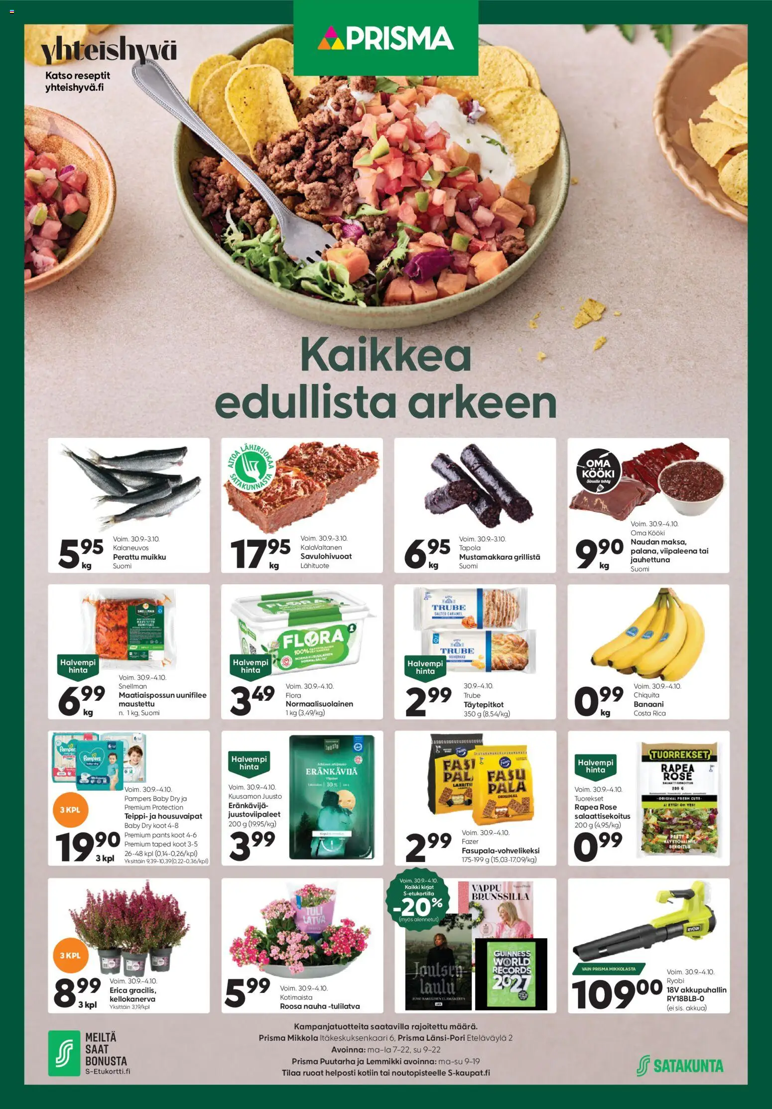 Prisma tarjoukset – voimassa 30/09/2026 alkaen | Sivu: 1