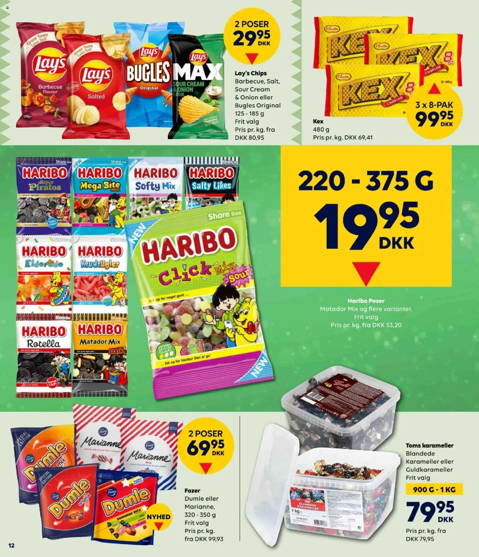 Bordershop tilbudsavis – gyldig fra 01/06/2026 | Side: 12 | Produkter: Chips, Salt, Karameller