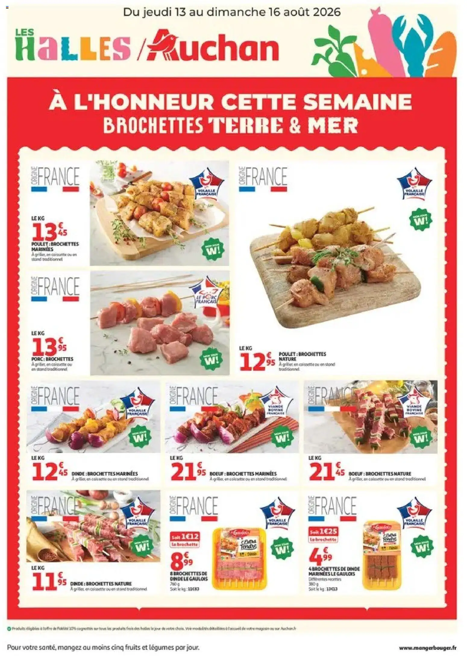 {H1} | Page: 1 | Produits: Poulet, Fruits, Dinde, Porc