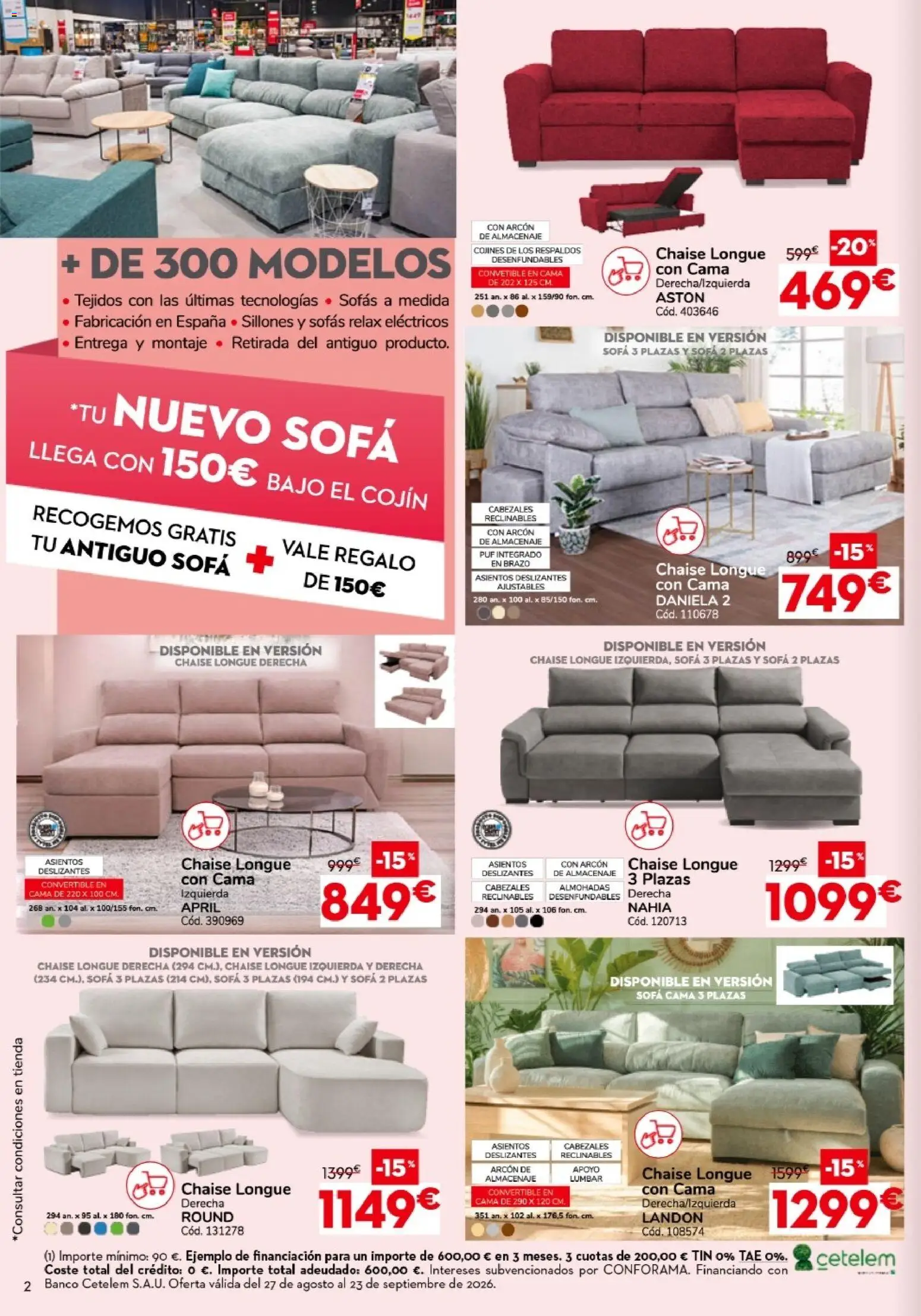 Conforama folleto │ válido desde el 27/08/2026 | Página: 2