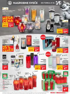 Spar katalog akcije – veljaven od 14.10.2026 | Stran: 50 | Izdelki: Nagrobne sveče, Vložki, Vaza, Lotus