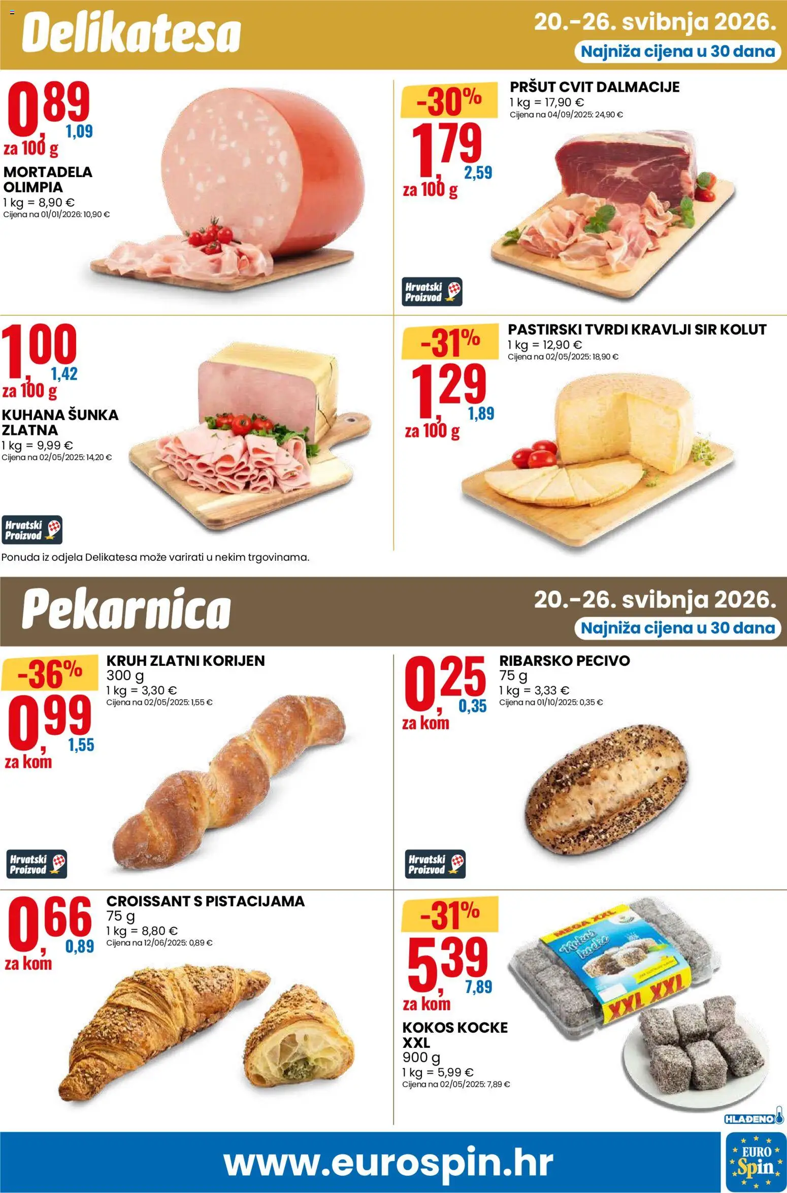 🛒 Eurospin katalog od 📆 20.05.2026 ➤ Pogledaj akcije sada!🔥 | Hrvatska