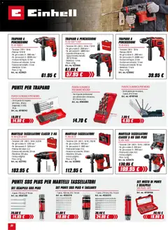 Anteprima del volantino Einhell volantino valido a partire dal 01.06.2026 | Pagina: 22 | Prodotti: Trapano, Martello, Valigetta