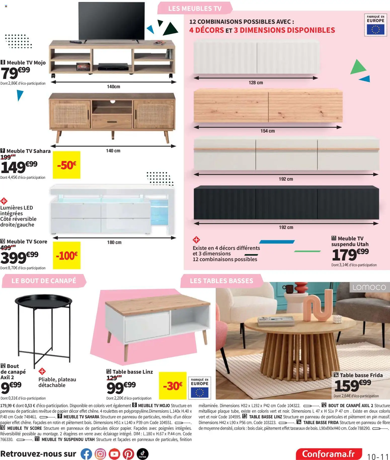 {H1} | Page: 11 | Produits: Meuble, Canapé, Table basse, Table