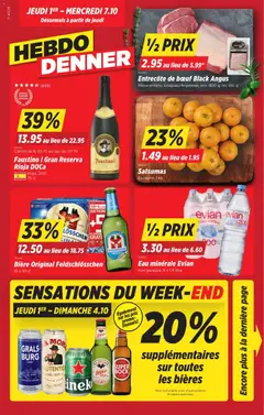 Denner aktionen FR ab 01.10.2026 gültig