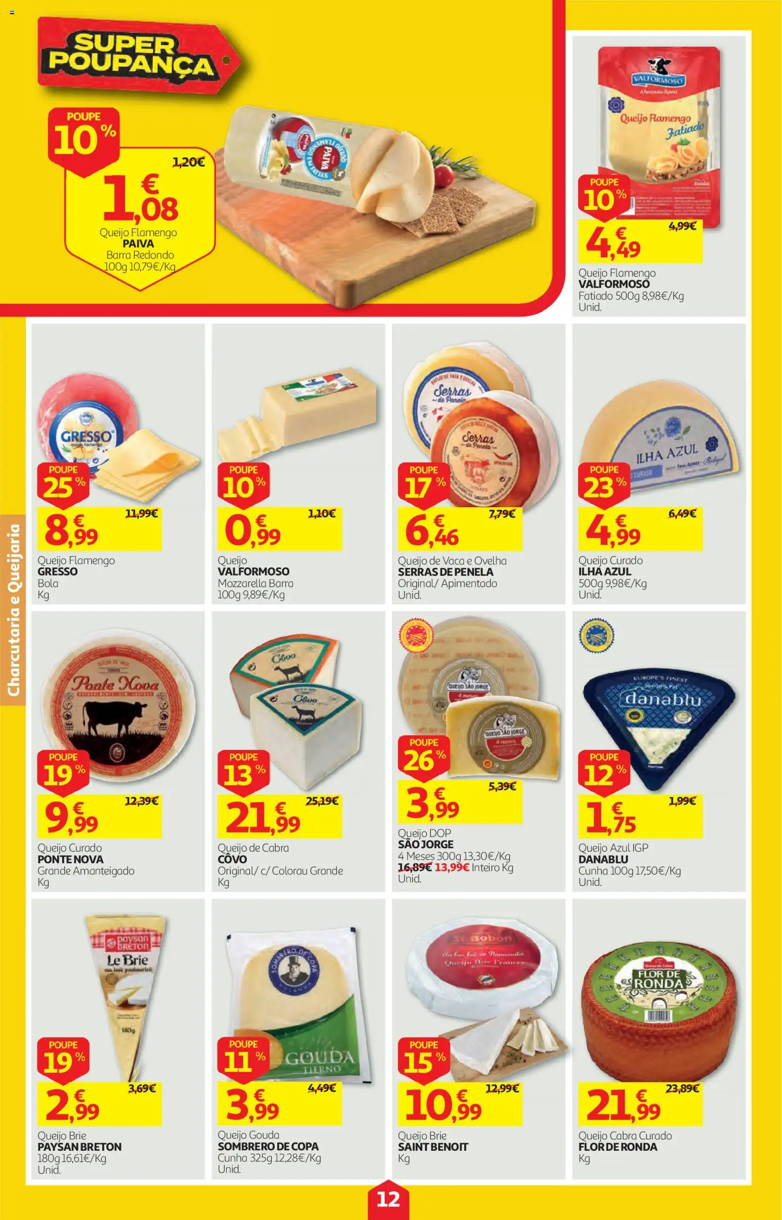 Auchan folheto │ válido de 22/10/2026 | Página: 12 | Produtos: Queijo de cabra, Queijo, Colorau, Panela