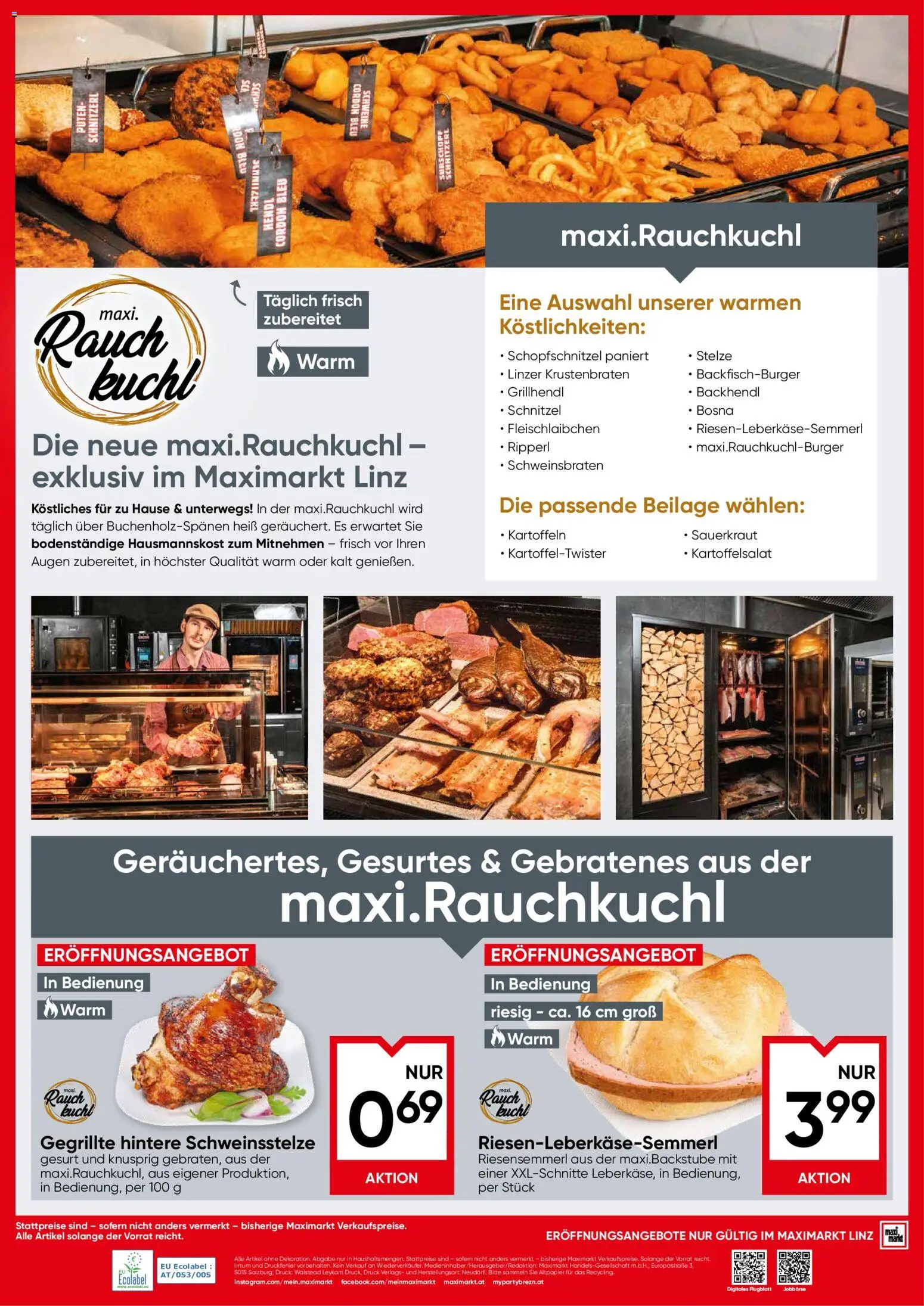 Maximarkt Eröffnung Linz gültig ab 09.10.2026 | Seite: 8 | Produkte: Kartoffeln, Sauerkraut