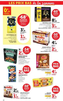 Hyper U - Prévisualisation de Hyper U catalogue valide à partir de 09.06.2026 | Page: 12 | Produits: Lait, Café, Chocolat, Céréales