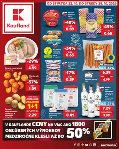 Kaufland leták platný od 22.10.2026