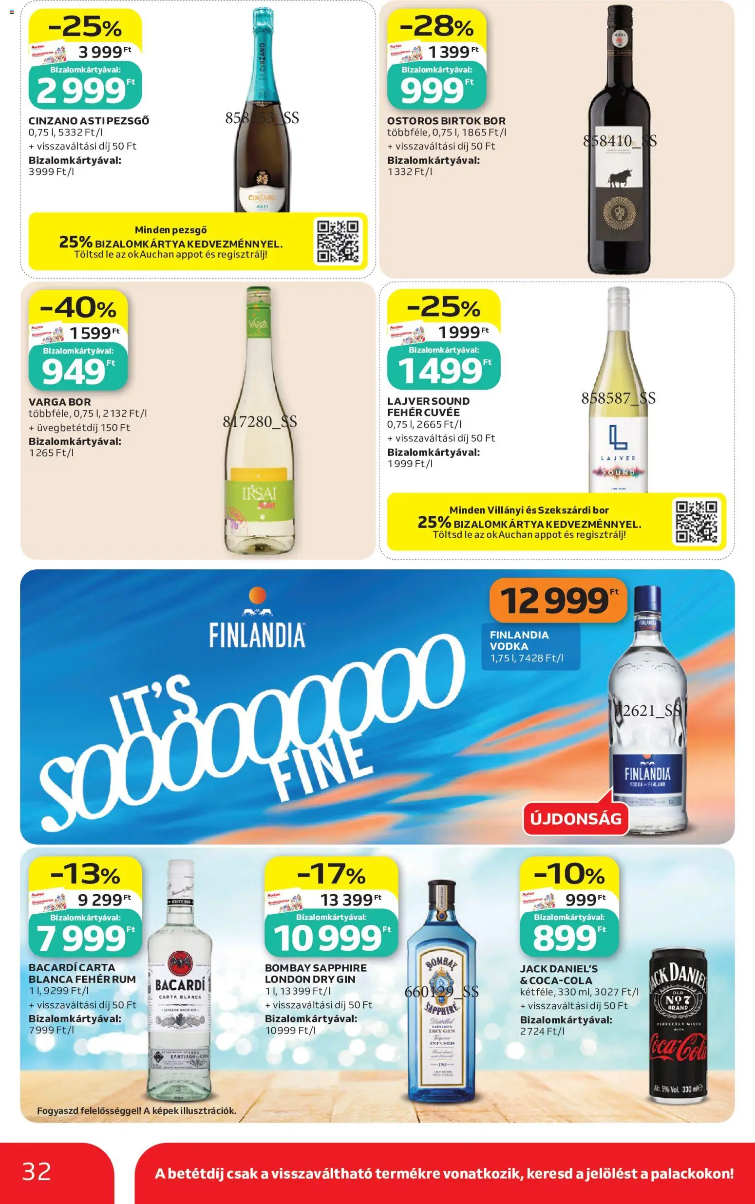 Auchan akciós ujság - amely érvényes a következő dátumtól: 2026.09.03. | Oldal: 32