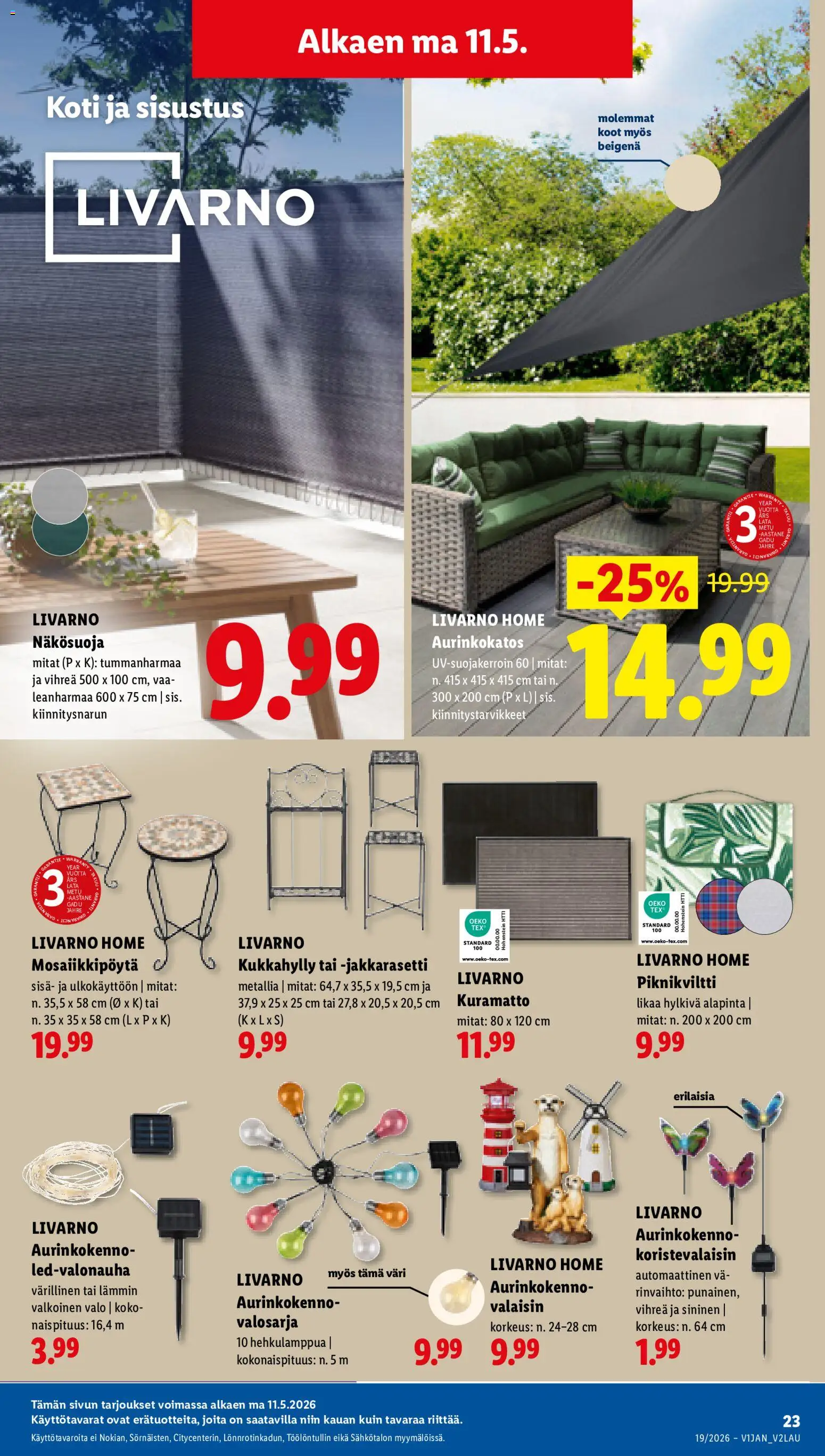 Lidl tarjoukset - Tampere – voimassa 07.05.2026 alkaen | Sivu: 29