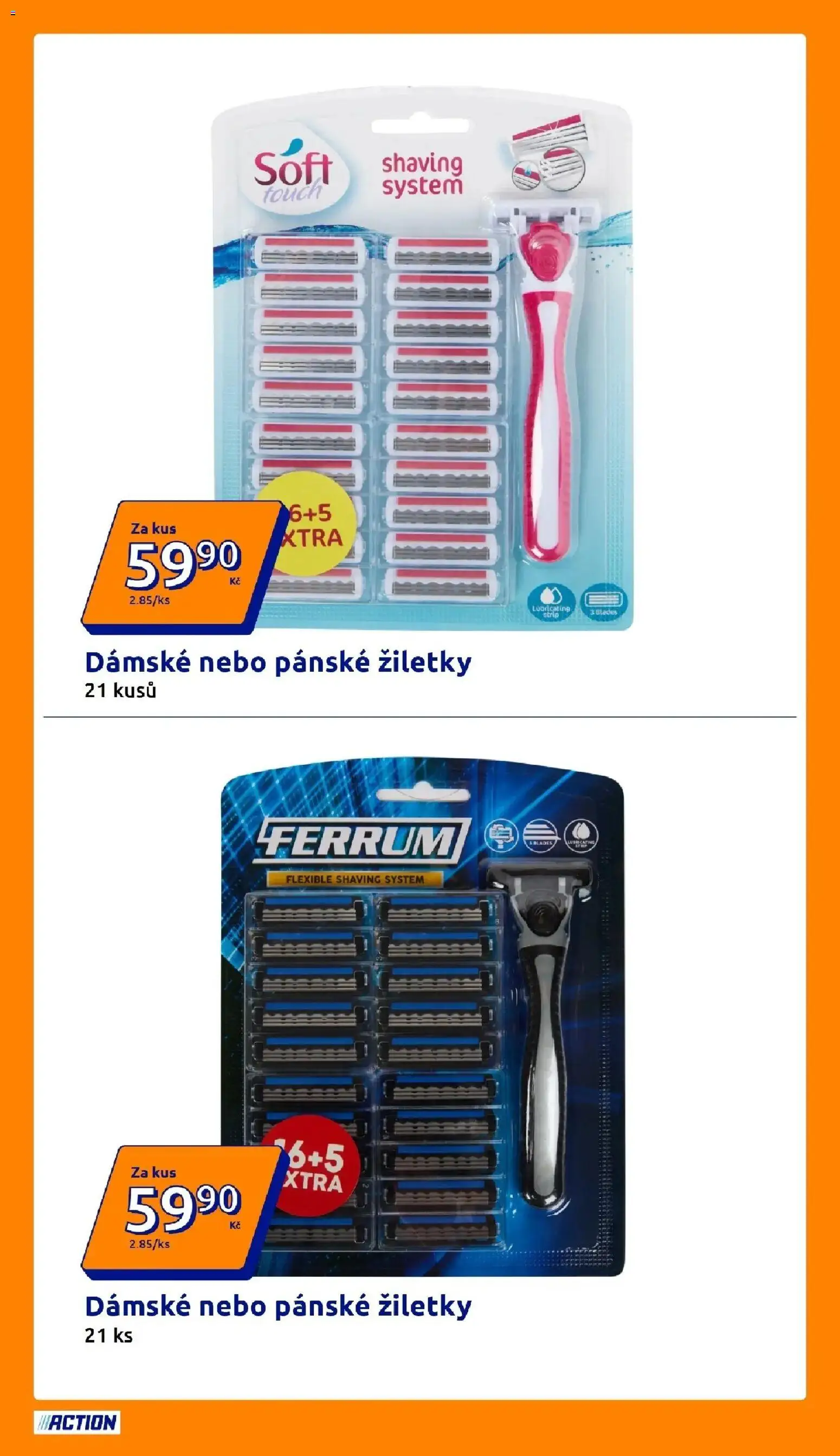 Action leták od 26.08.2026 - Akční leták online | Strana: 17 | Produkty: Žiletky