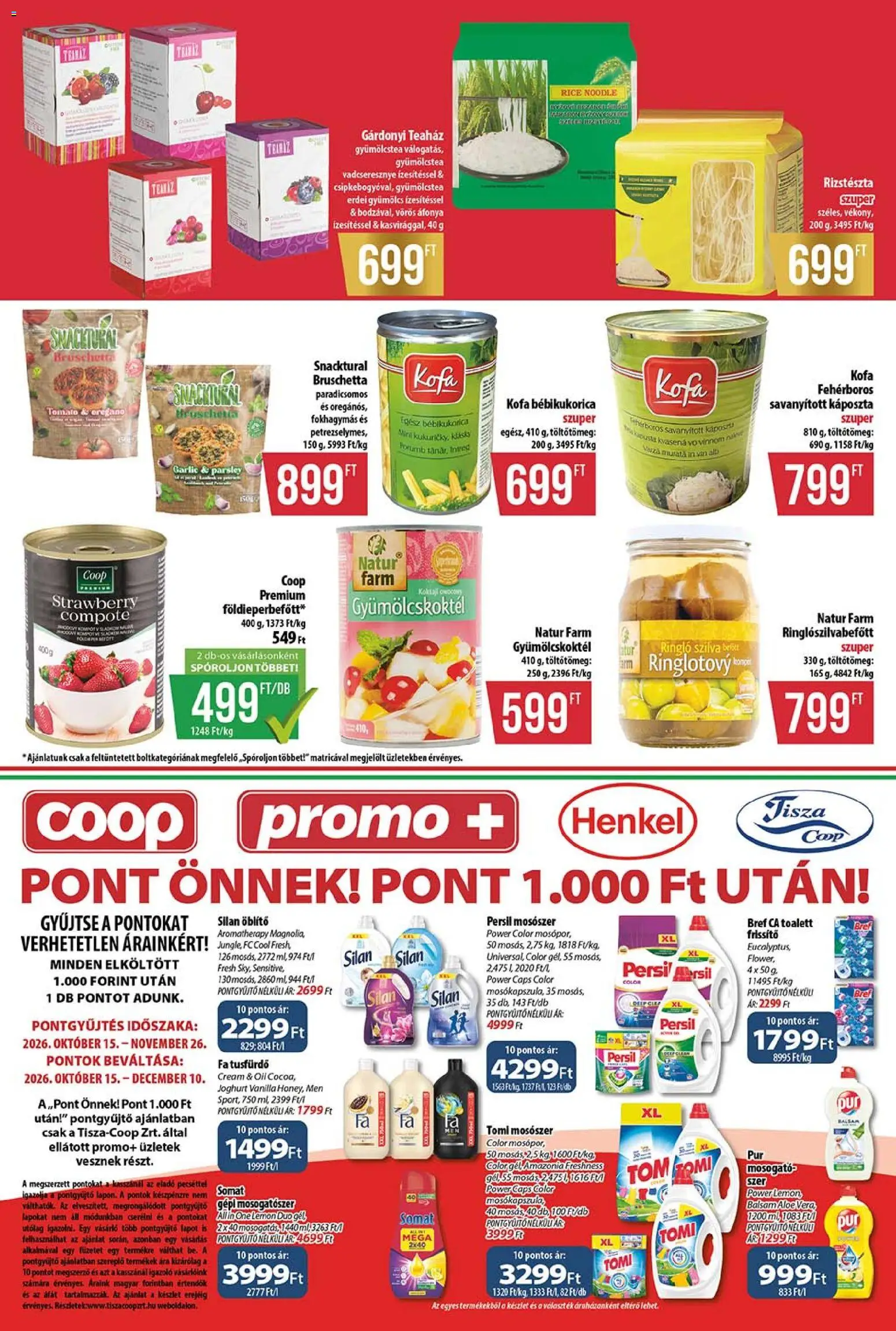 COOP akciós ujság - amely érvényes a következő dátumtól: 2026.10.15. | Oldal: 7 | Termékek: Káposzta, Somat, Gyümölcs, Mosószer