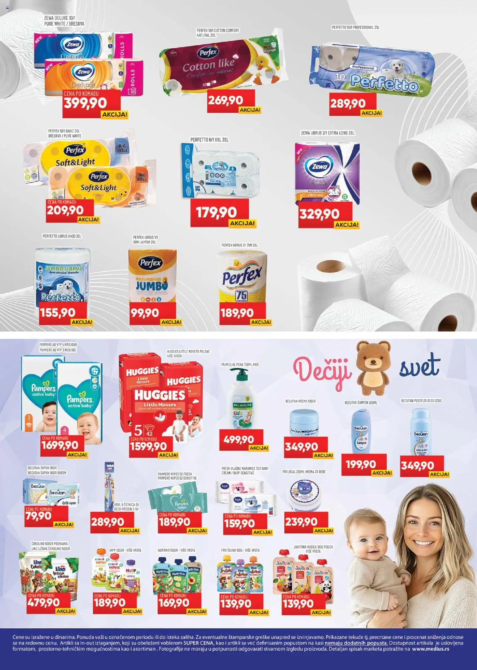 Medius katalog - važi od 05.05.2026 | Strana: 20 | Proizvode: Palmolive, Breskva, Vlažne maramice, Pelene