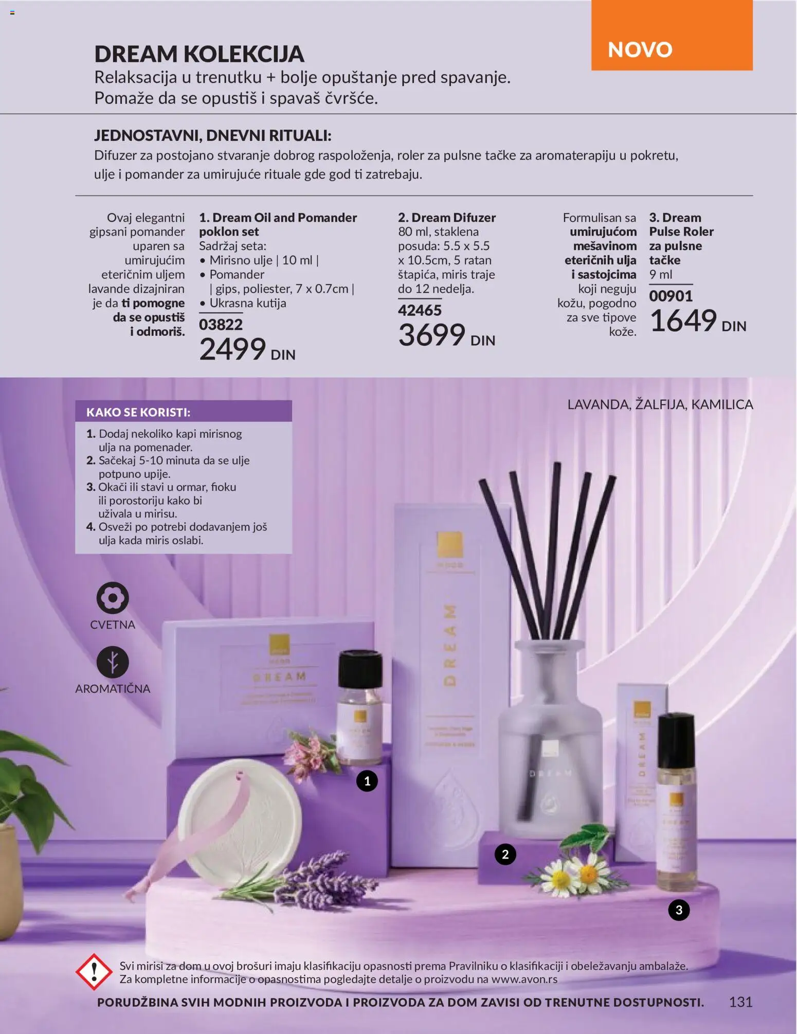 AVON katalog - važi od 01.05.2026 | Strana: 131 | Proizvode: Miris, Kutija, Ulje, Difuzer