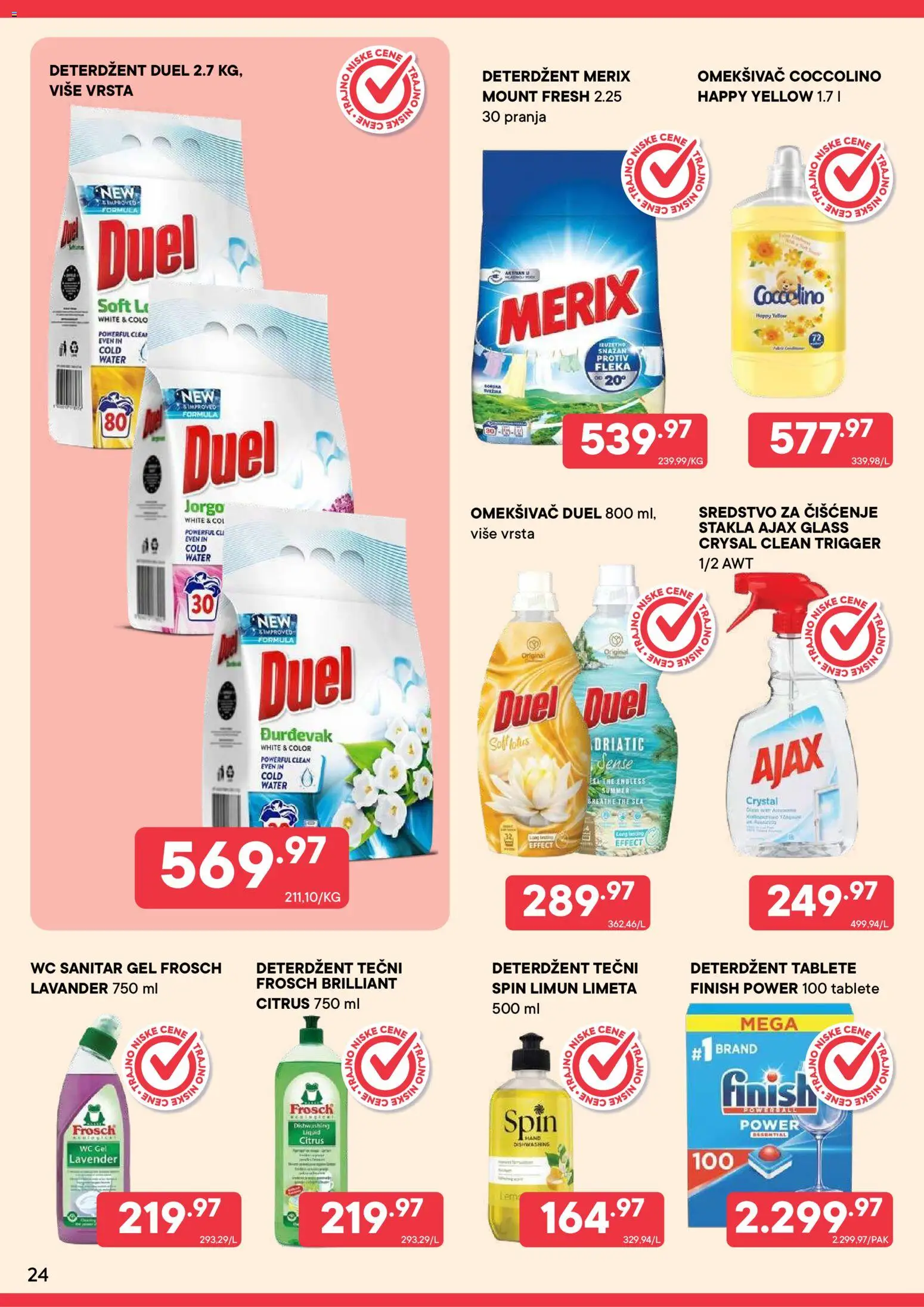 PerSu katalog - važi od 01.08.2026 | Strana: 24 | Proizvode: Finish, Limeta, Lotus, Wc
