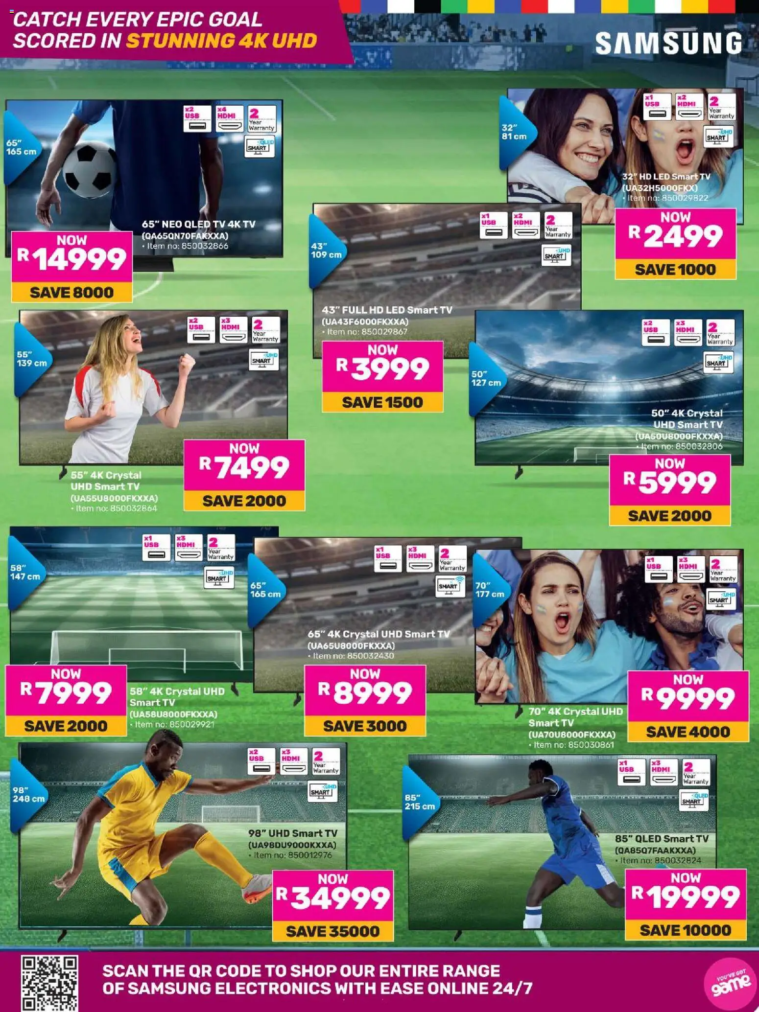 New Game catalogue – valid from 25.05.2026 | Page: 3 | Products: TV