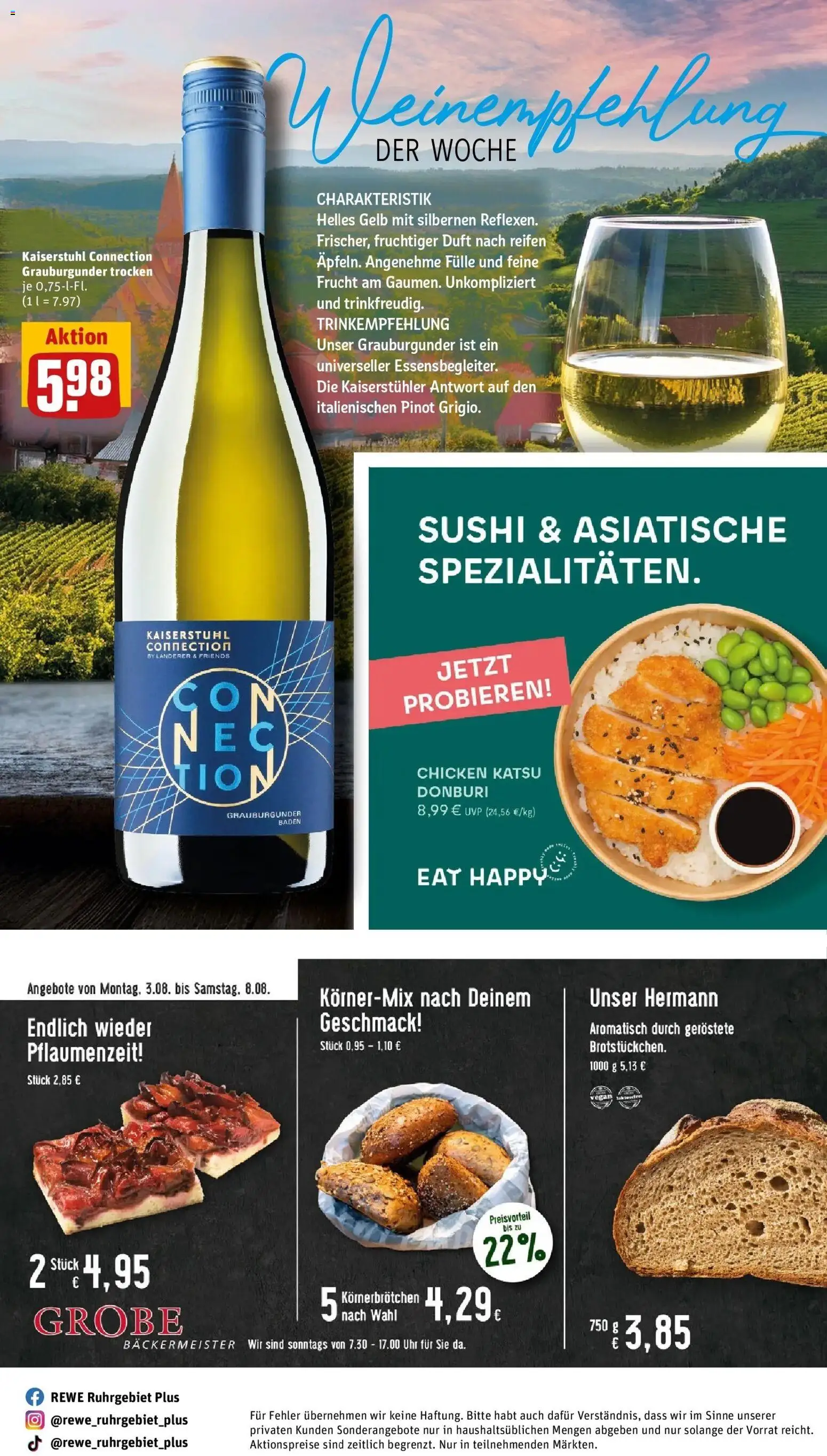 Rewe Prospekt Dortmund – gültig ab 03.08.2026 | Seite: 29 | Produkte: Duft, Uhr