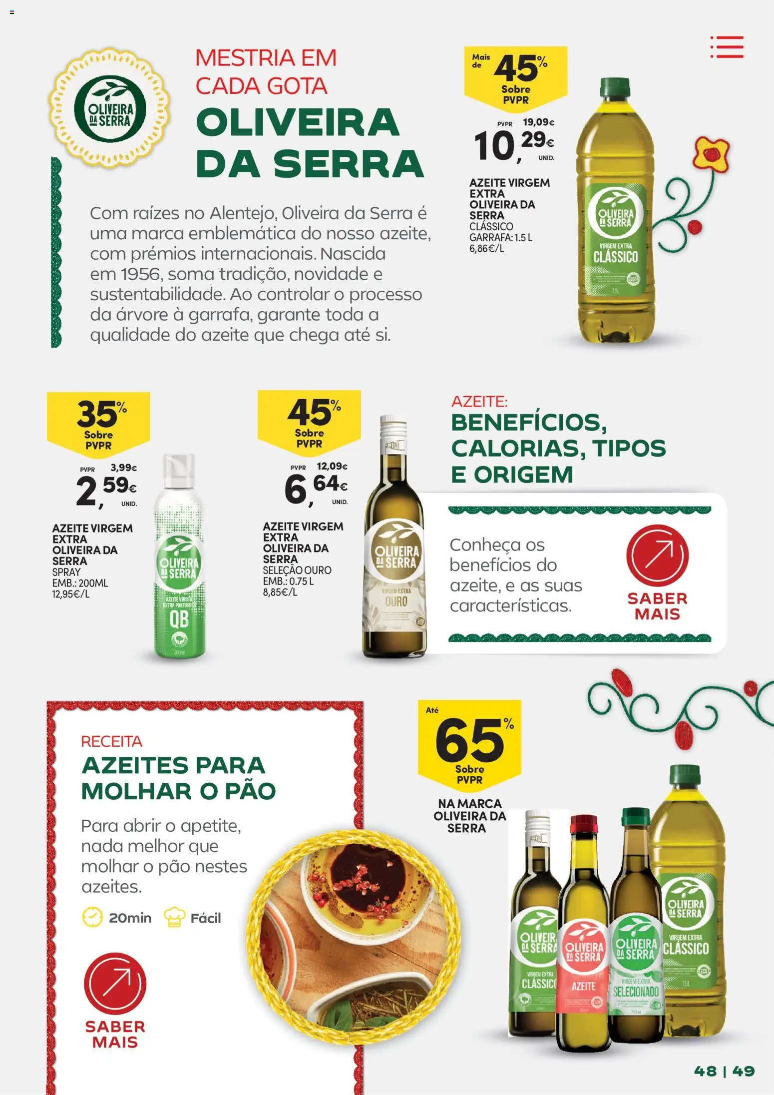 Continente - Frescura de Portugal Direto da origem │ válido de 05.05.2026 | Página: 49 | Produtos: Azeite, Pão