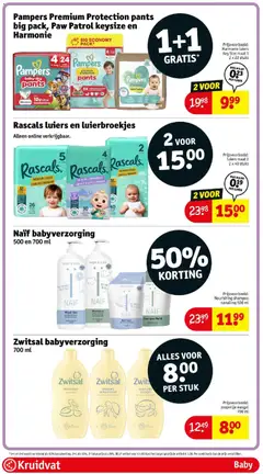 Kruidvat folder - Voorbeeld van een folder van Kruidvat, geldig van 08-09-2026 | Pagina: 55 | Producten: Wasgel, Luiers, Gel, Shampoo