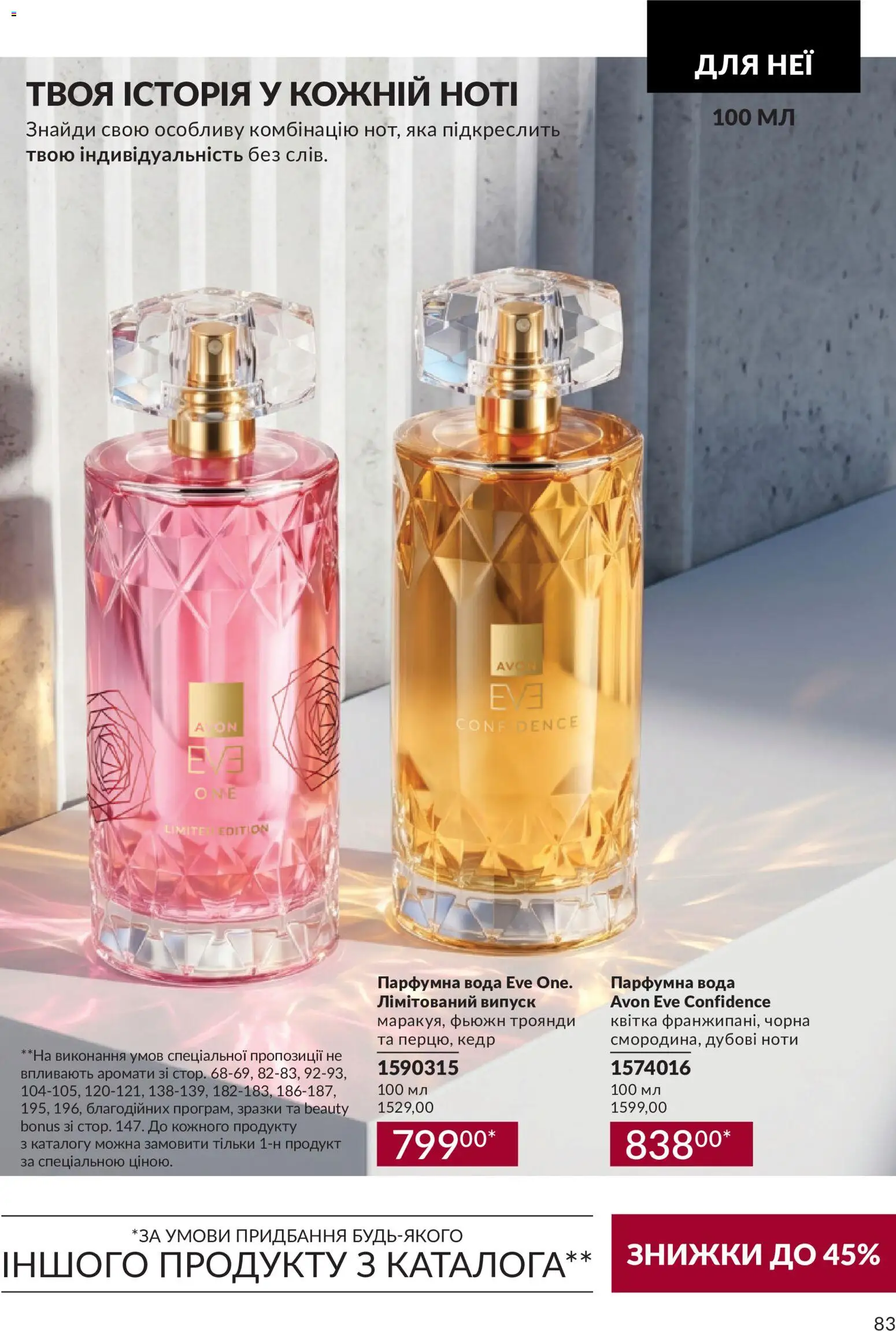 AVON Kаталог - дійснийкції з 31.08.2026 | Сторінка: 83 | Товари: Вода