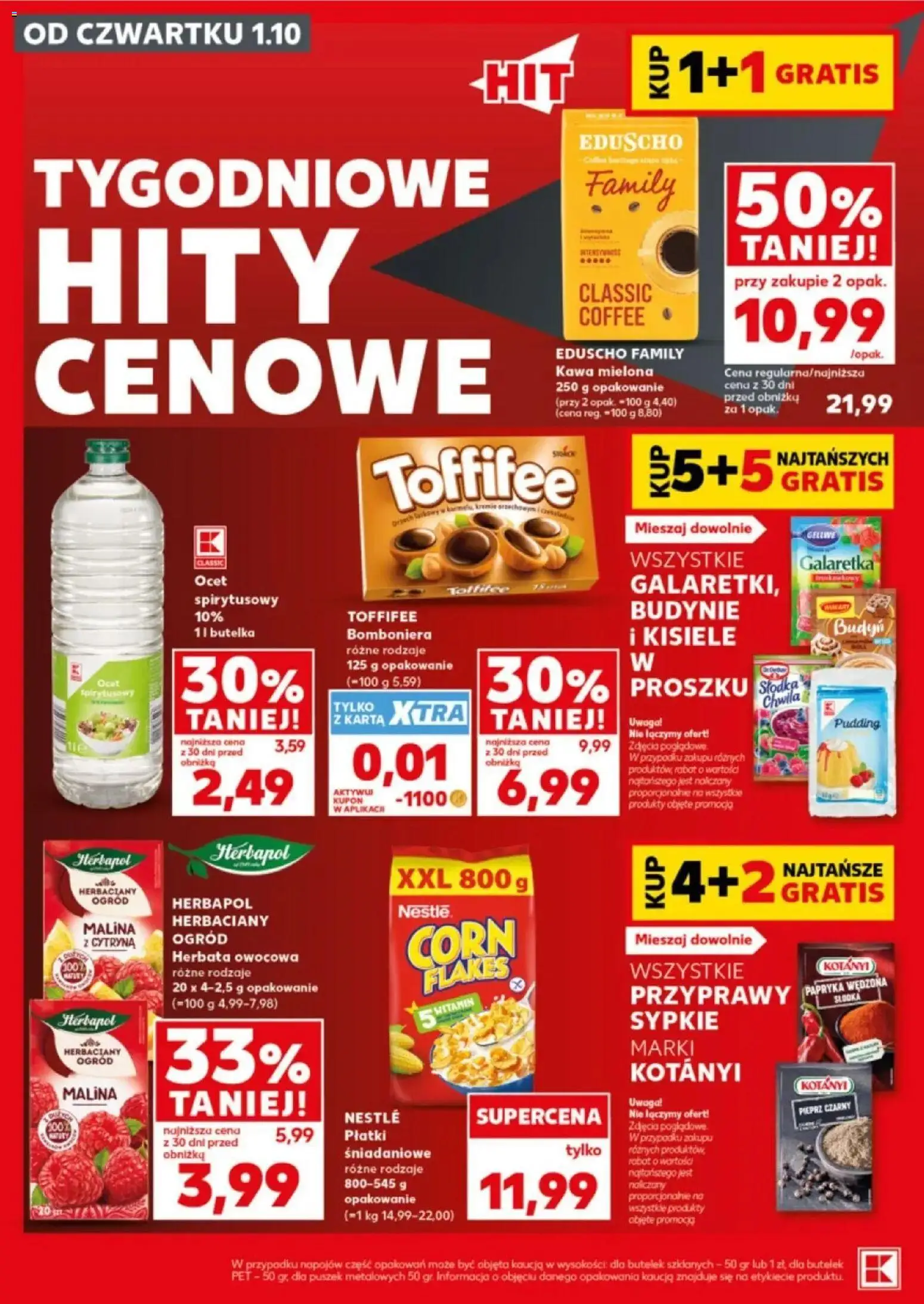 Kaufland gazetka - Mocny start od 05.10.2026 - od jutra PDF | Strona: 10 | Produkty: Herbata owocowa, Papryka, Papryka wędzona, Pieprz