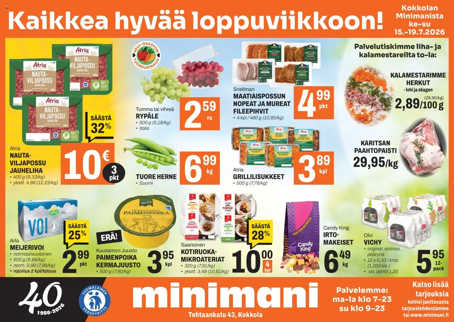 Minimani Tarjoukset - Kokkola 15/07/2026 alkaen catalogue cover
