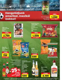 Spar akciós újság - amely érvényes a következő dátumtól: 04.06.2026 | Oldal: 3 | Termékek: Sál, Tortilla, Tequila, Szósz