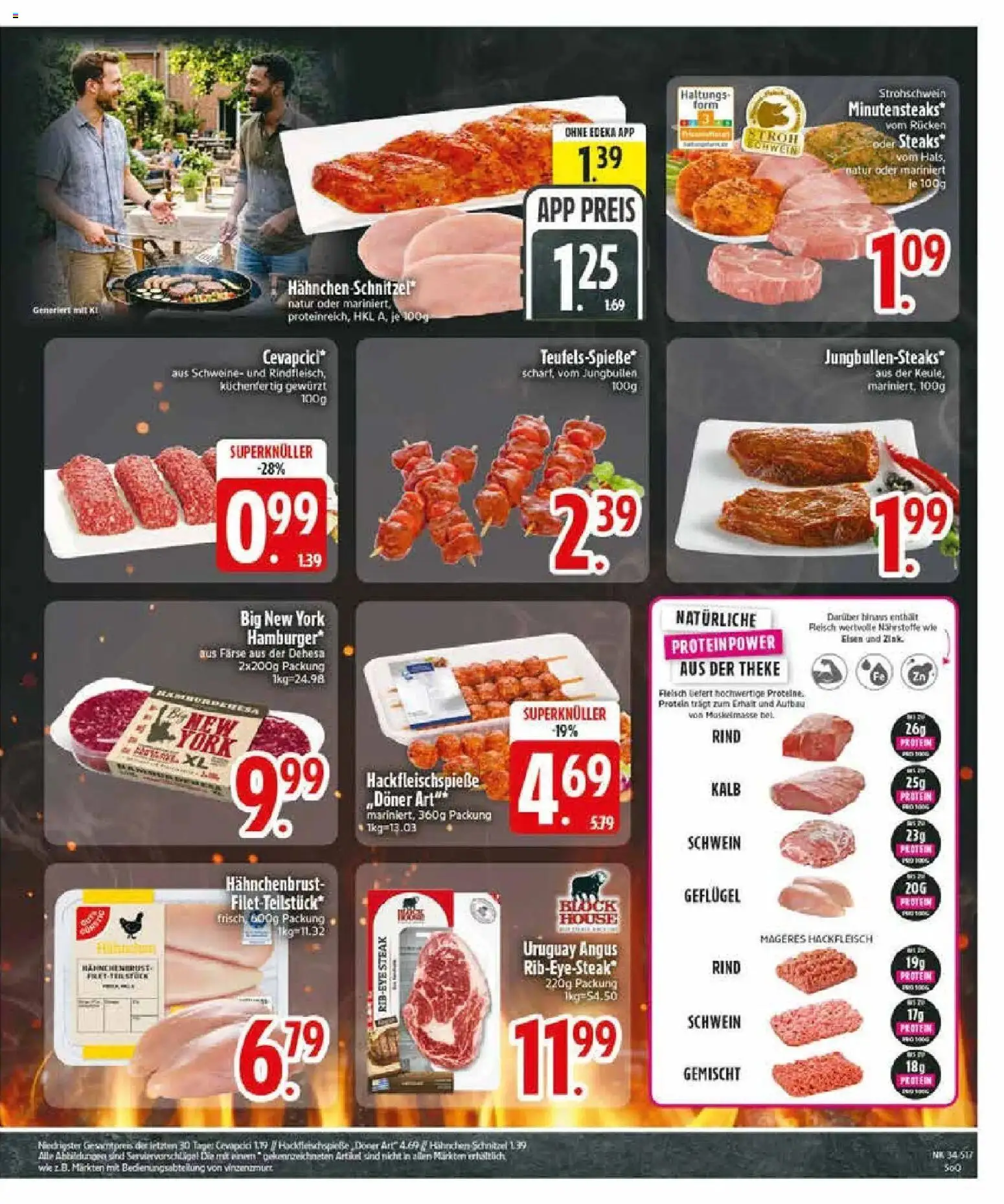 Edeka Prospekt Neumarkt St. Veit – gültig ab 17.08.2026 | Seite: 19 | Produkte: Hahnchen, Theke, Steak, Hahnchenbrust