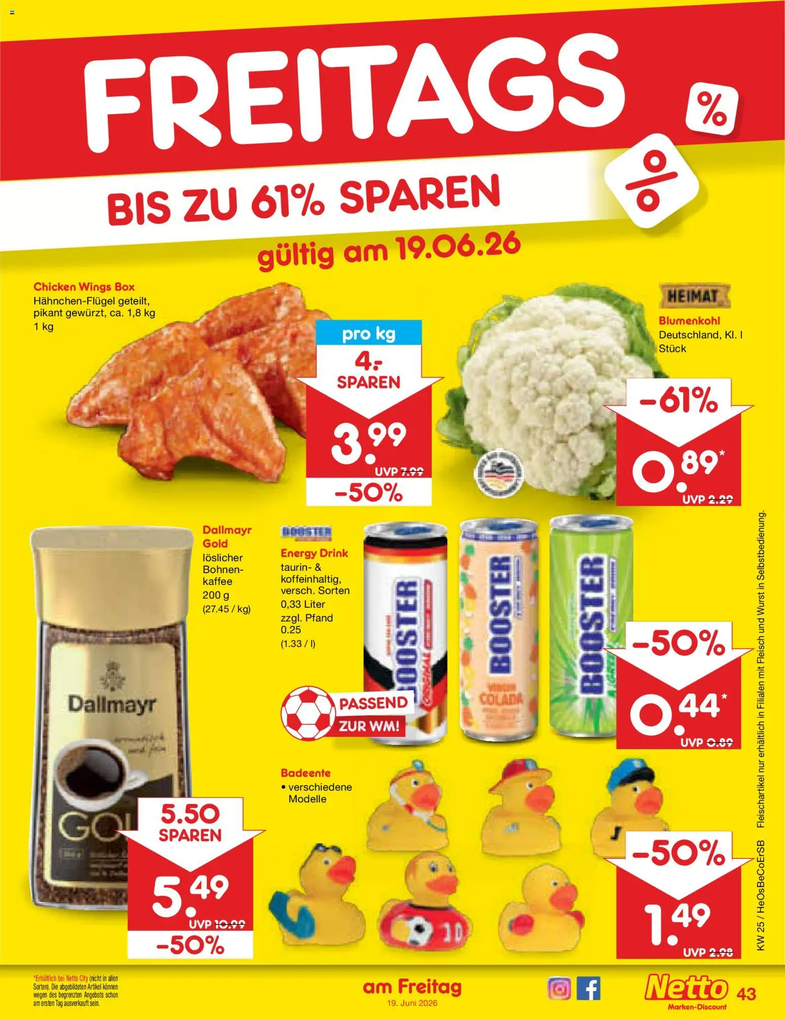 Netto Marken-Discount Prospekt – gültig ab 15.06.2026 | Seite: 55 | Produkte: Energy, Box, Dallmayr, Fleisch