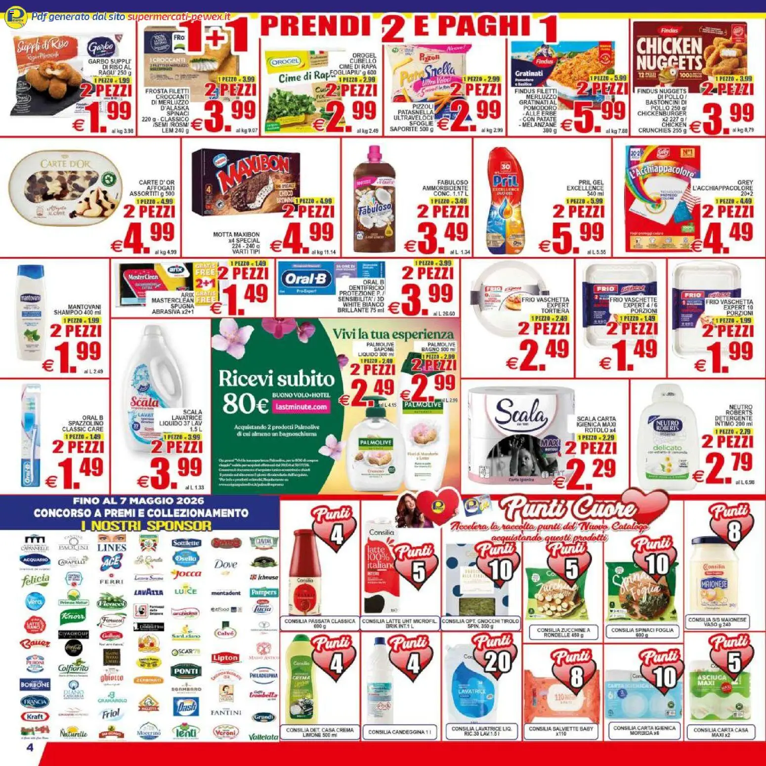 Volantino Pewex del 29.04.2026 | Pagina: 4 | Prodotti: Shampoo, Tortiera, Pollo, Vaschette