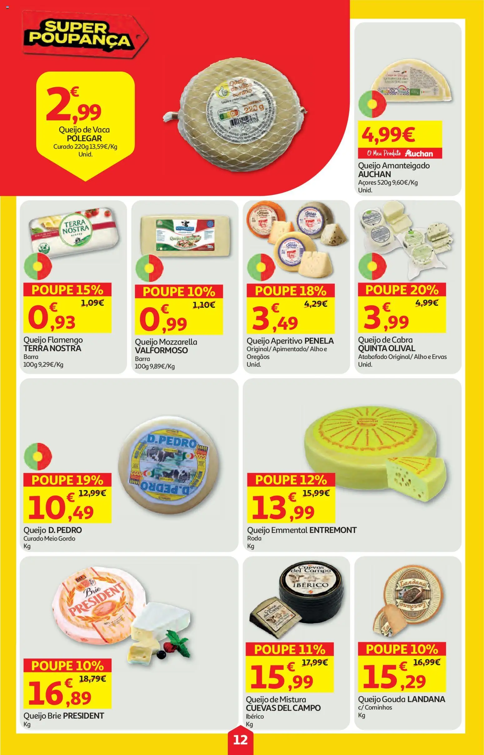 Auchan folheto │ válido de 07.05.2026 | Página: 12 | Produtos: Orégãos, Queijo