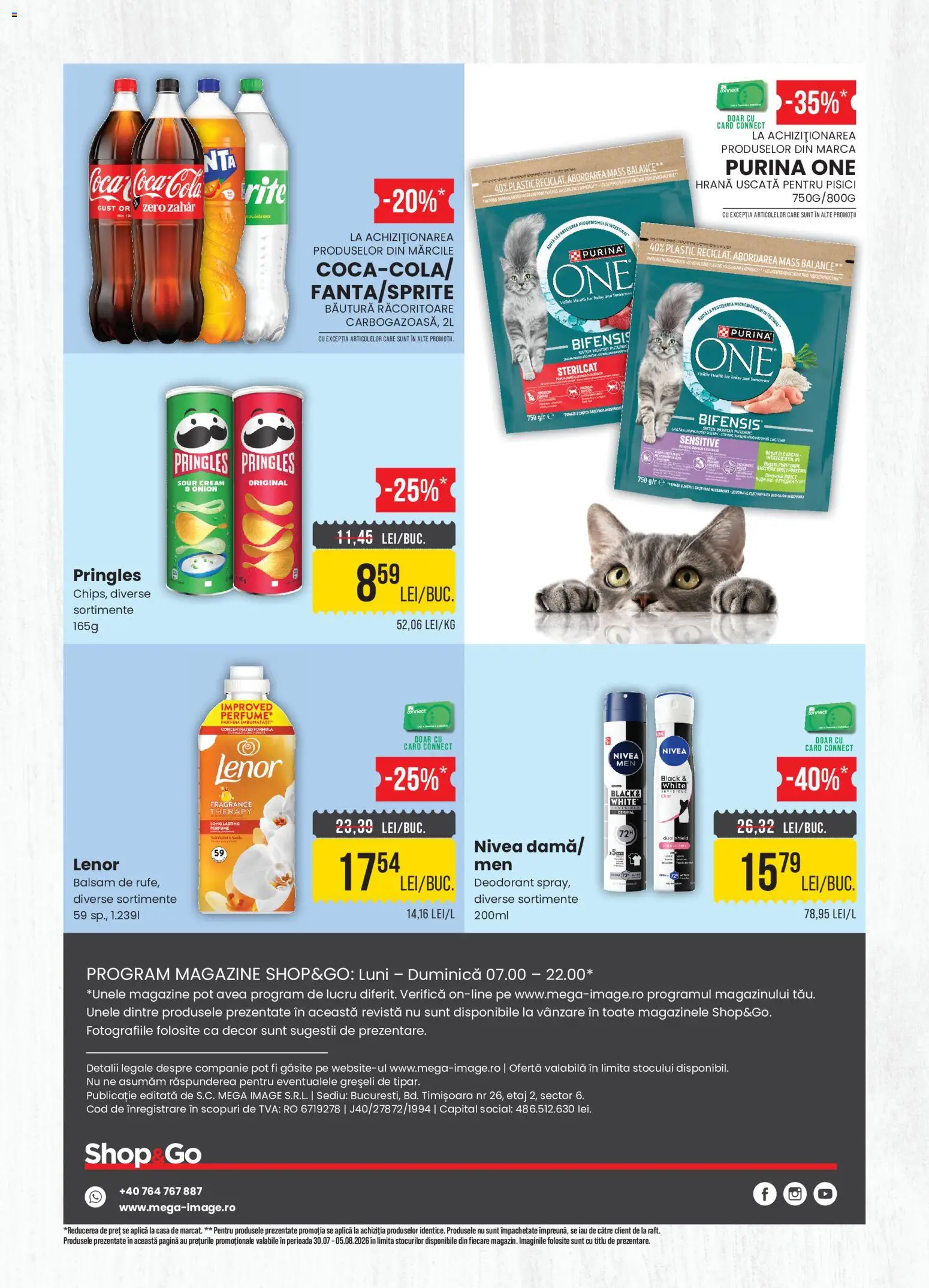 Noul catalog Mega Image – valabil de la 30.07.2026 | Pagină: 4 | Produse: Parfum, Balsam, Deodorant, Zahăr