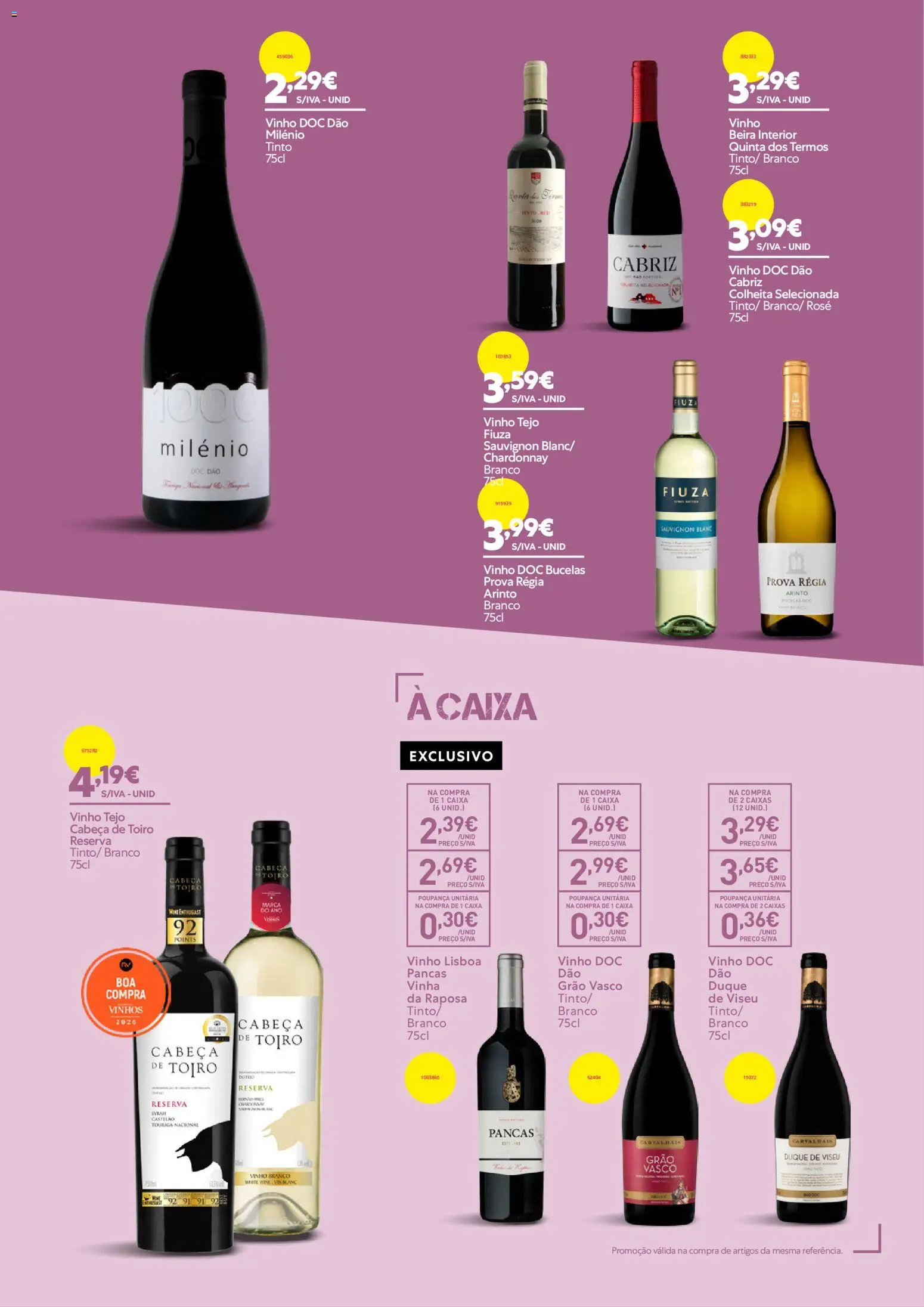 Recheio - Novo Catálogo de Vinhos │ válido de 03/09/2026 | Página: 37 | Produtos: Vinho branco, Caixa, Vinho