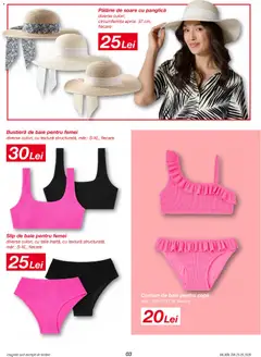Ofertele Kik valabile de la 25.05.2026 | Pagină: 3 | Produse: Pălărie, Slip de baie, Costum de baie, Costum