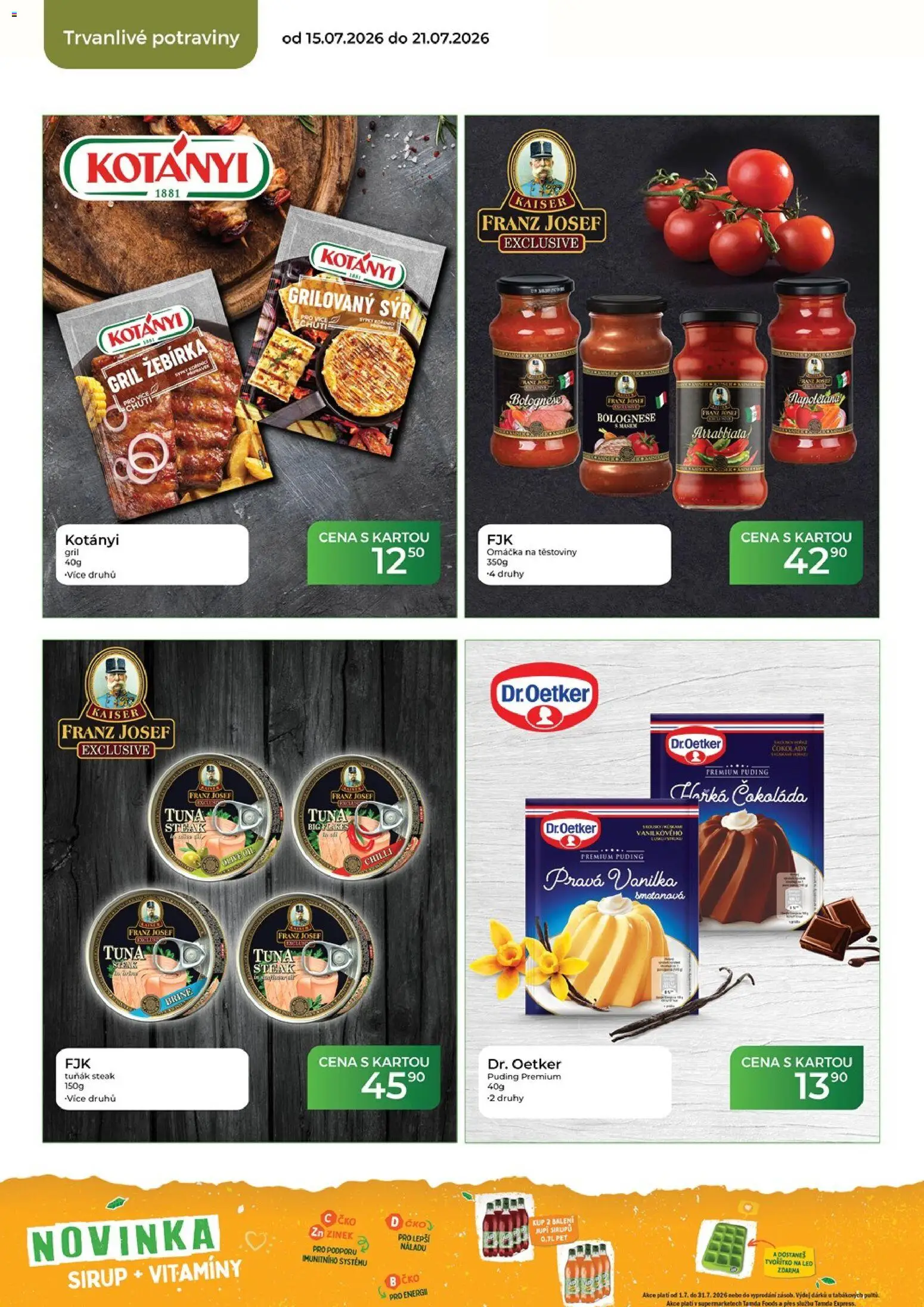 Tamda Foods leták od 15.07.2026 | Strana: 42 | Produkty: Čokoláda, Steak, Gril, Tuňák steak