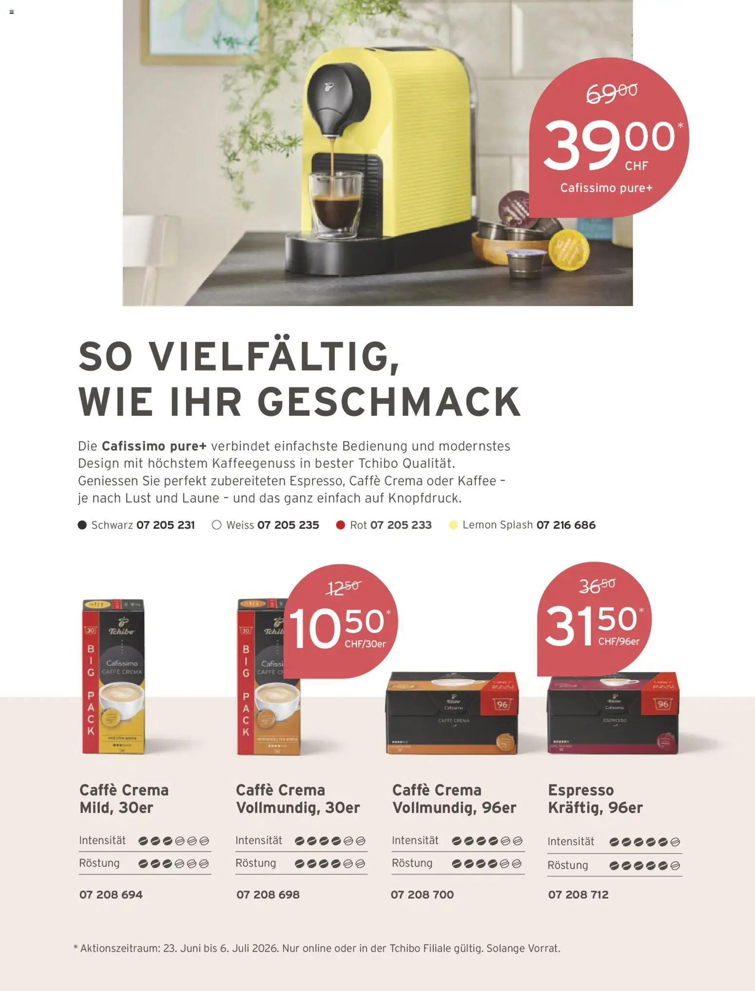 Tchibo aktionen – gültig ab 01.07.2026 | Seite: 147 | Produkte: Kaffee